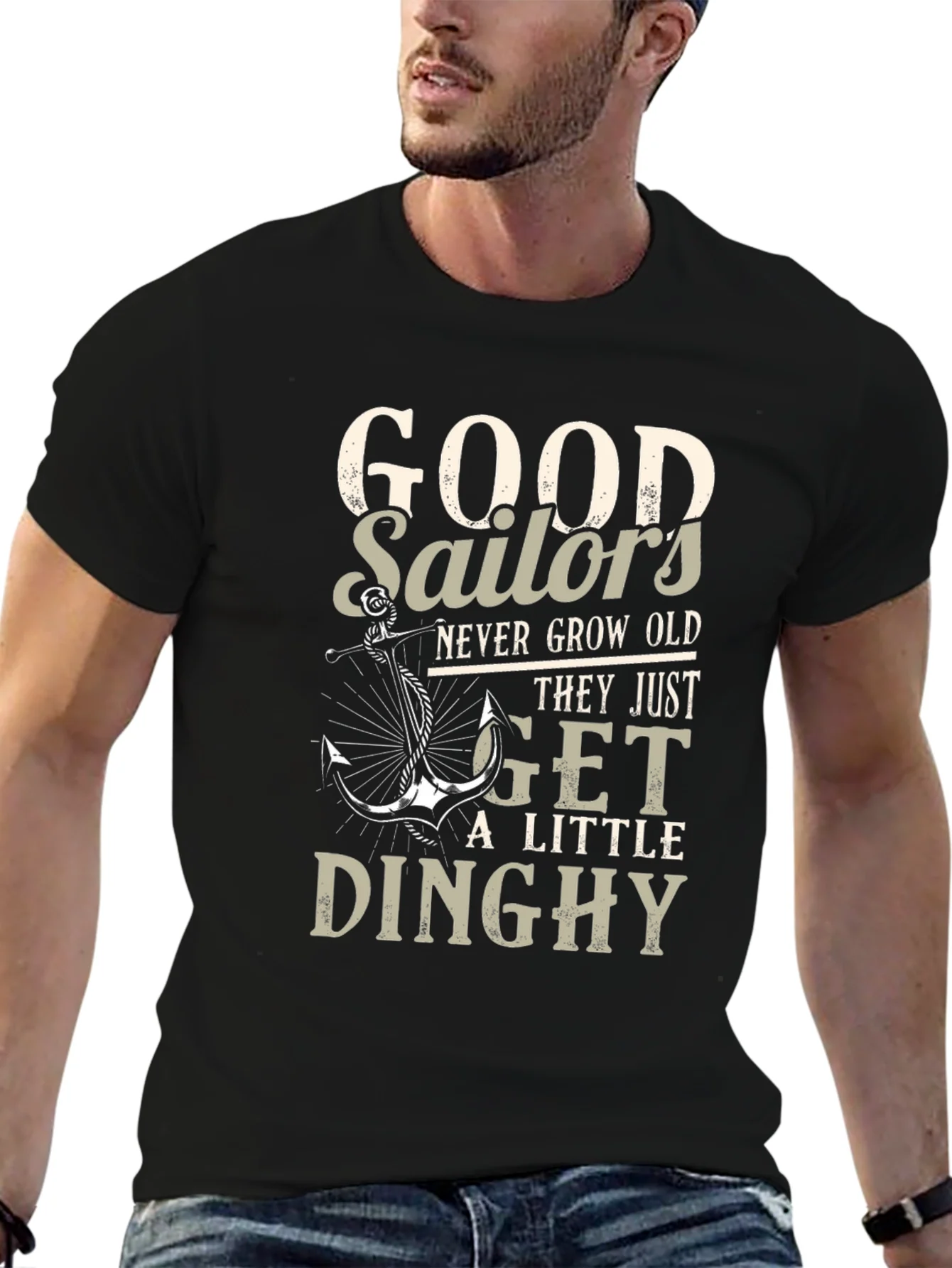 Rebbecca Good Sailors Never Grow Old T-Shirt