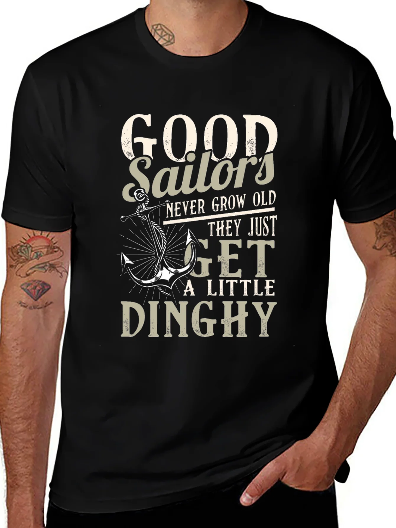 Rebbecca Good Sailors Never Grow Old T-Shirt