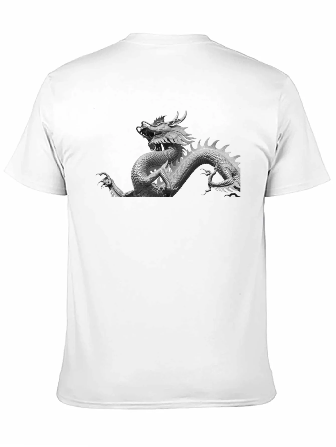 Camiseta Negra Drag¨®n Chino Estilizada