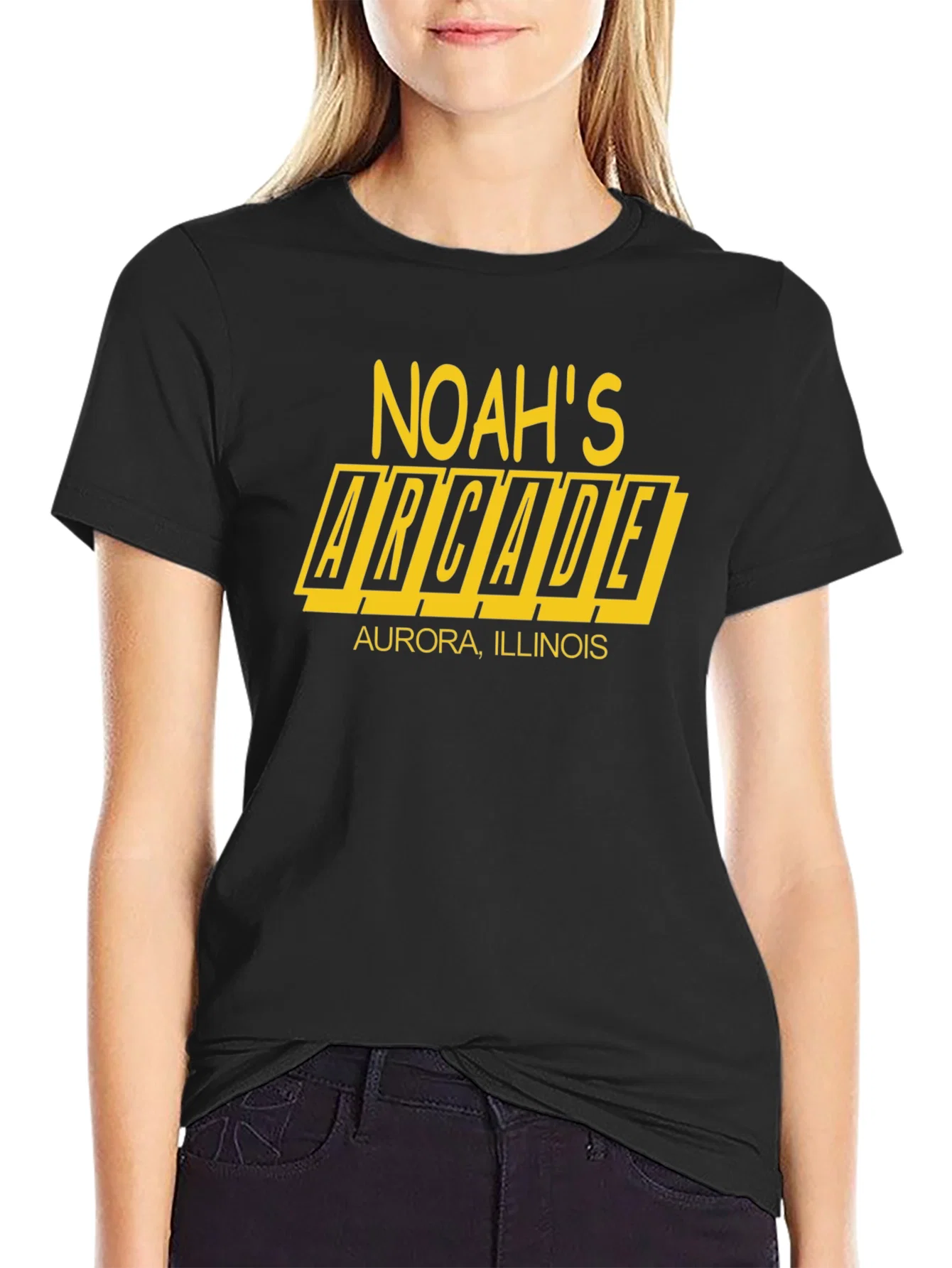 Rebbecca Noahs Arcade T-Shirt - Aurora Illinois