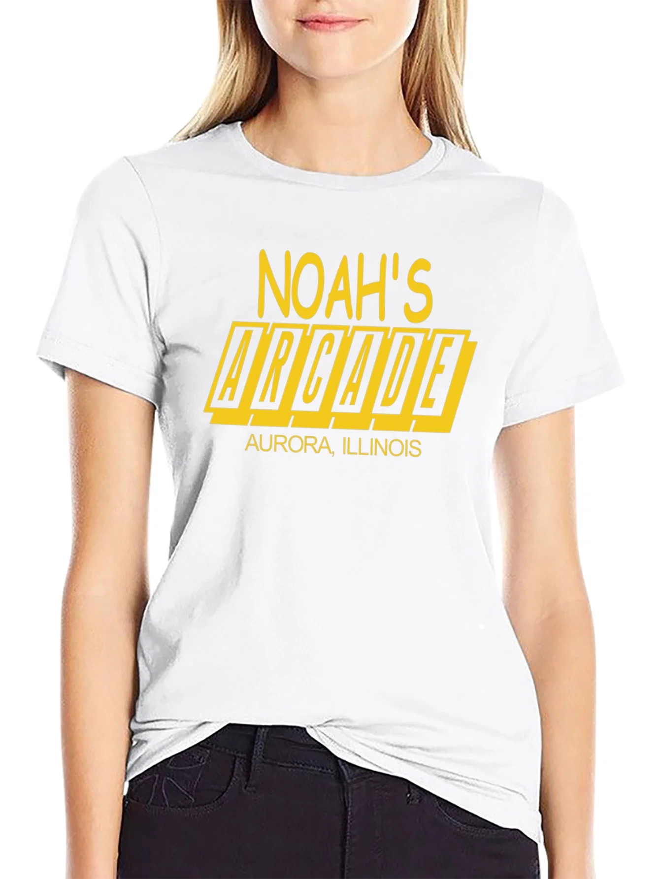 Rebbecca Noahs Arcade T-Shirt - Aurora Illinois