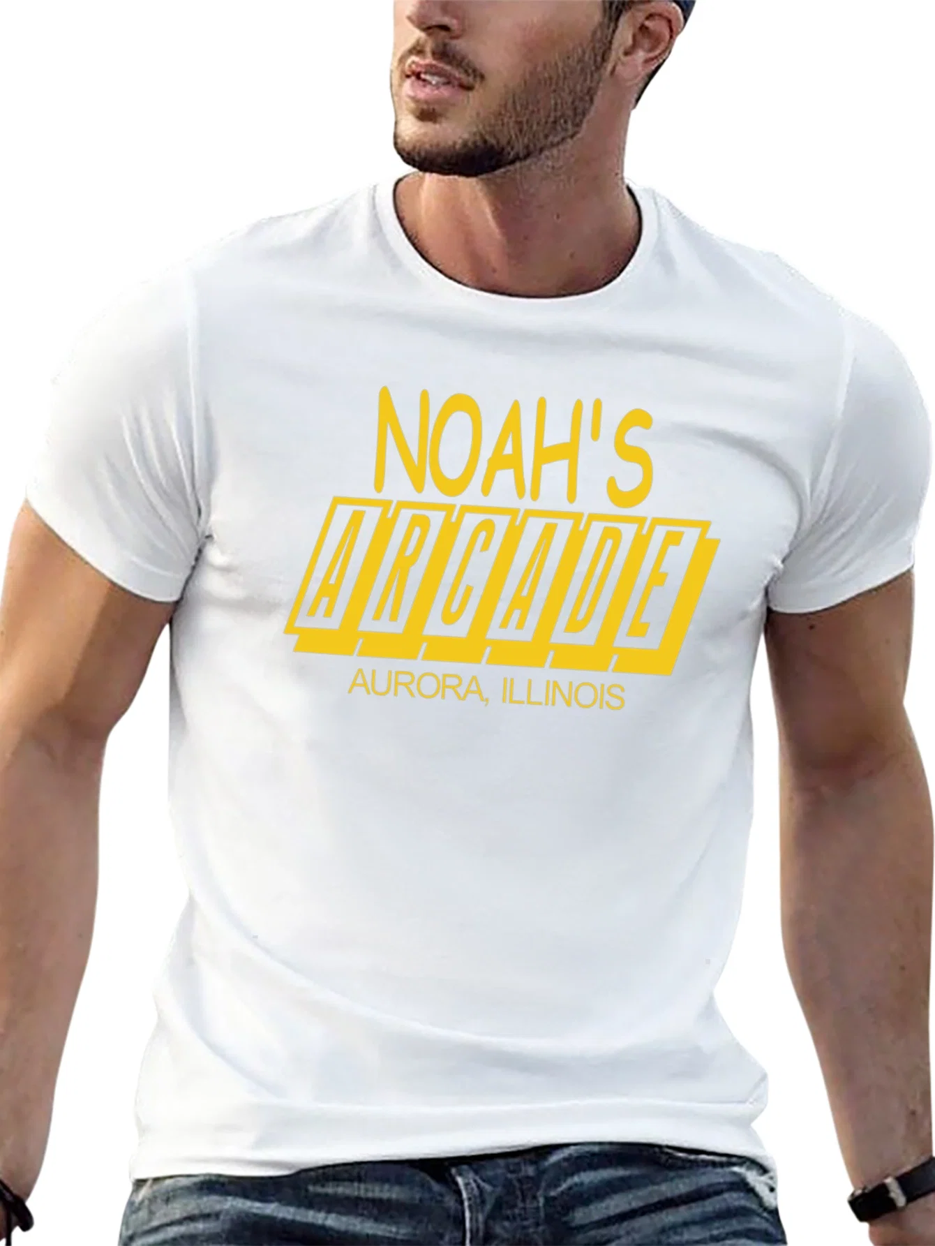 Rebbecca Noahs Arcade T-Shirt - Aurora Illinois