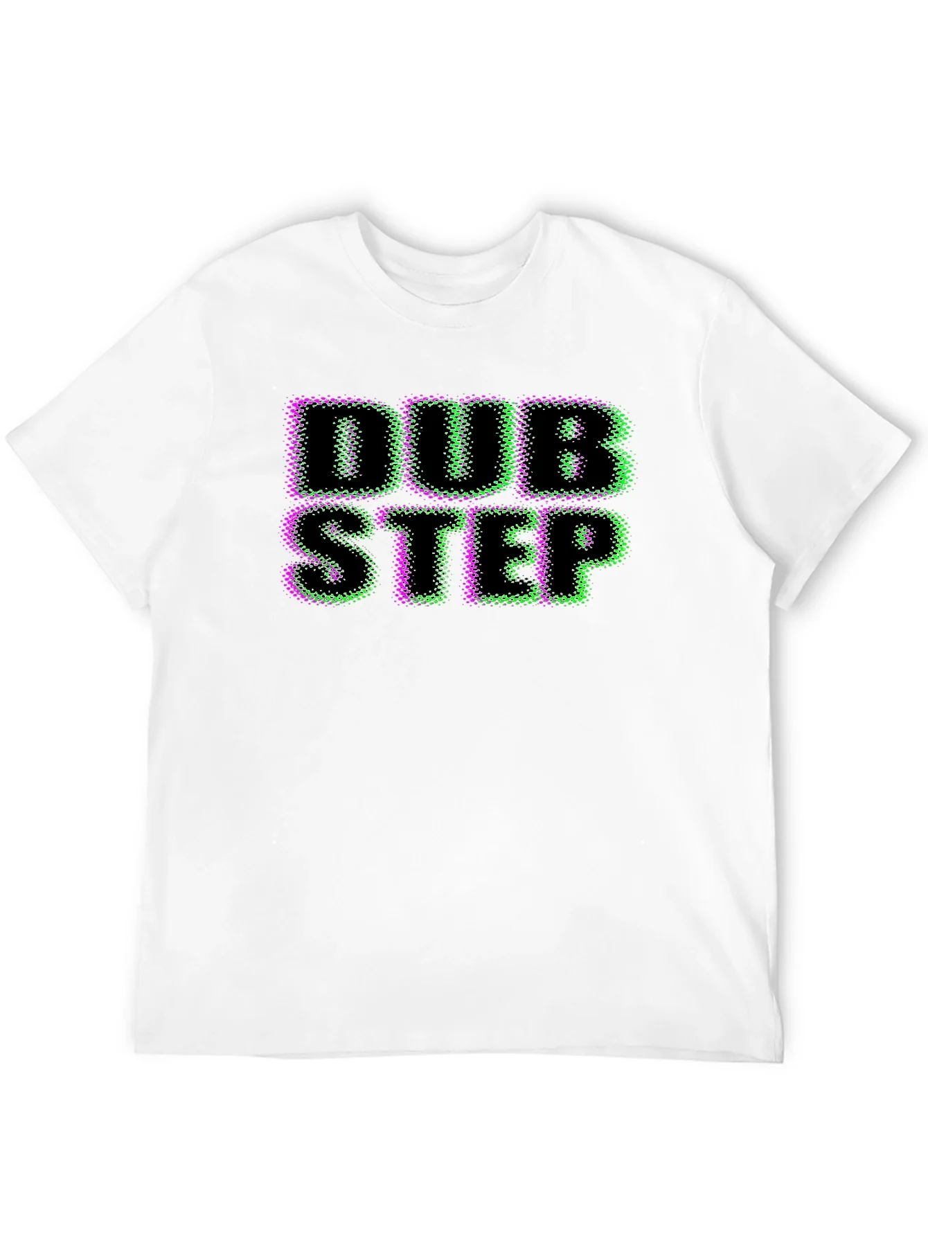 Camiseta Negra Dubstep Dise?o Gr¨¢fico ¨²nico