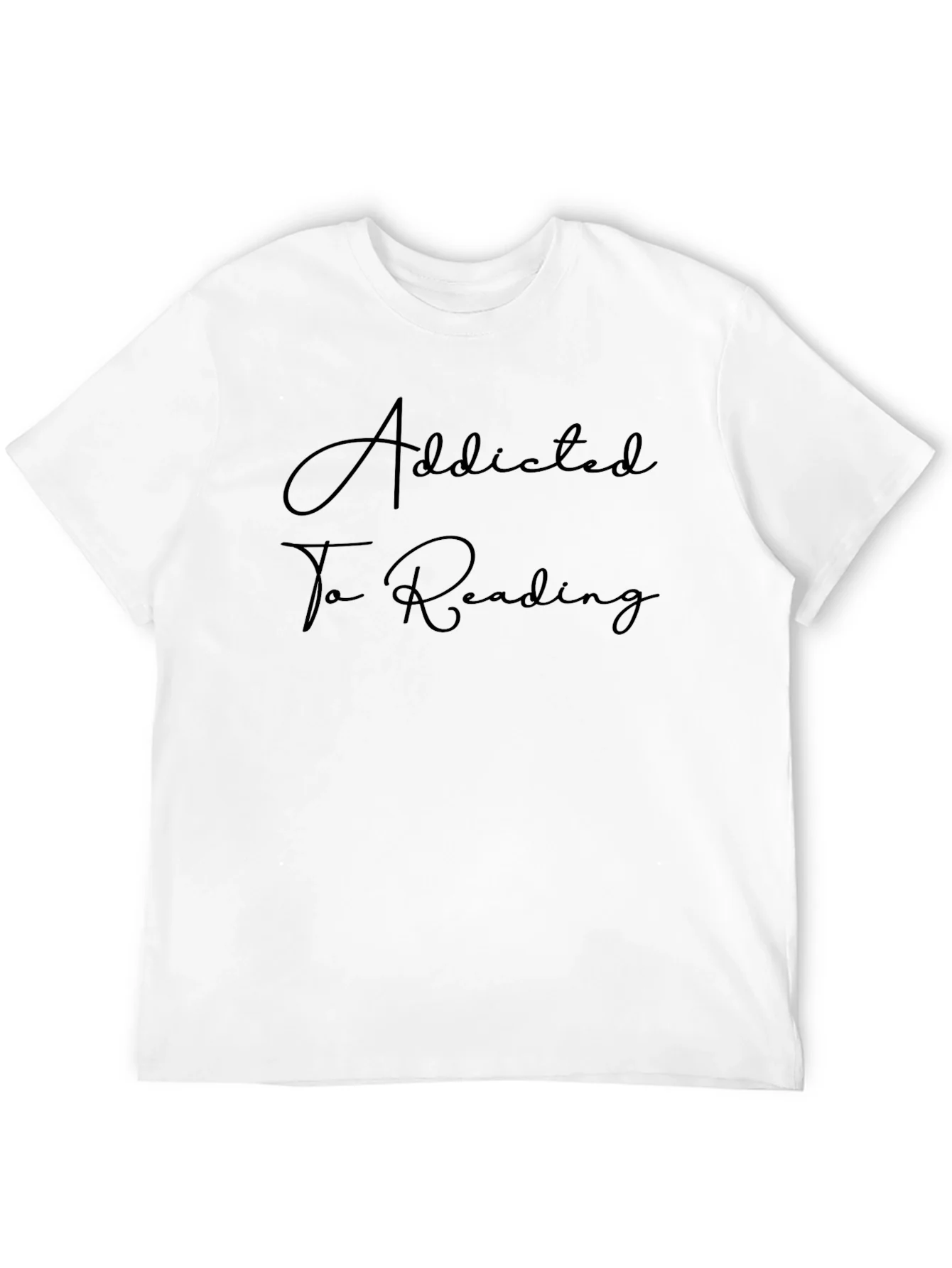 Camiseta Negra Addicted to Reading