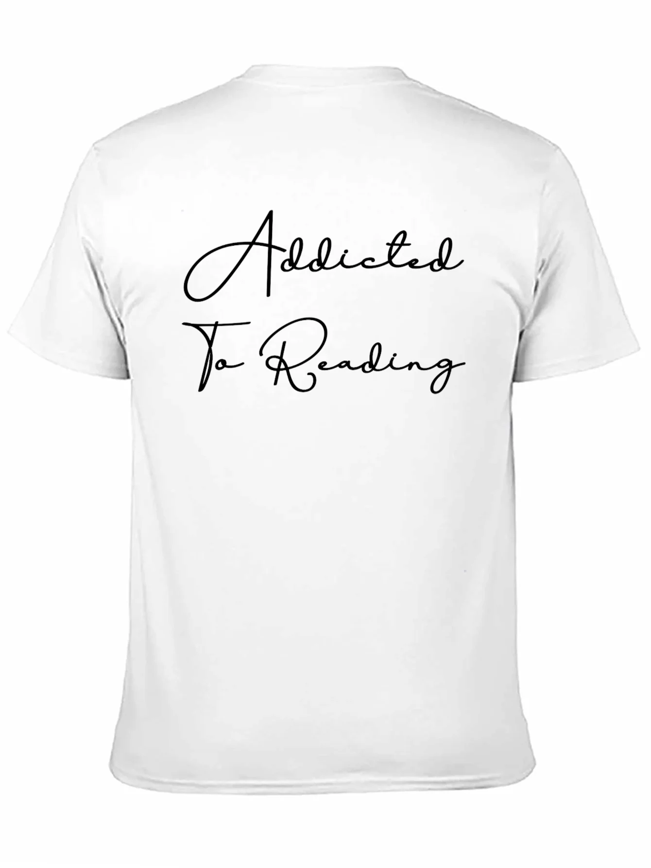 Camiseta Negra Addicted to Reading
