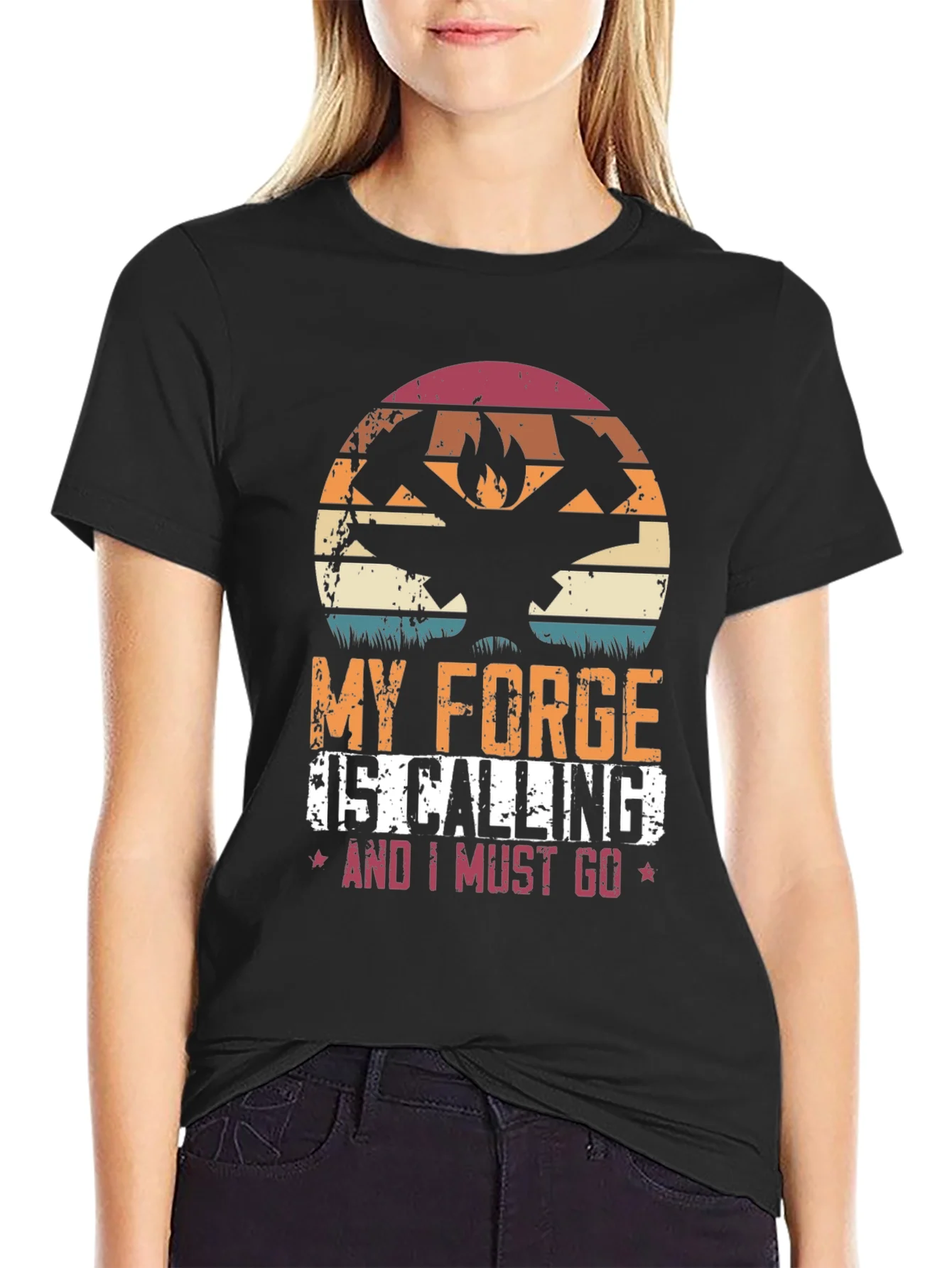 Camiseta Negra My Forge is Calling