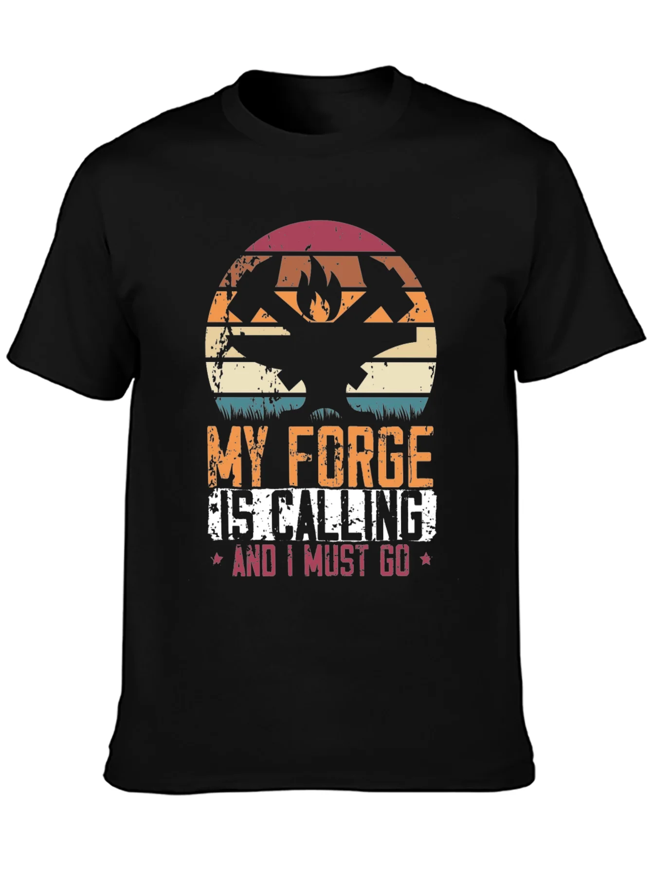 Camiseta Negra My Forge is Calling
