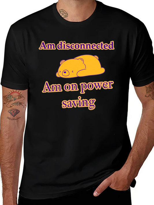 Camiseta Desconectado Ahorro de Energ¨ªa
