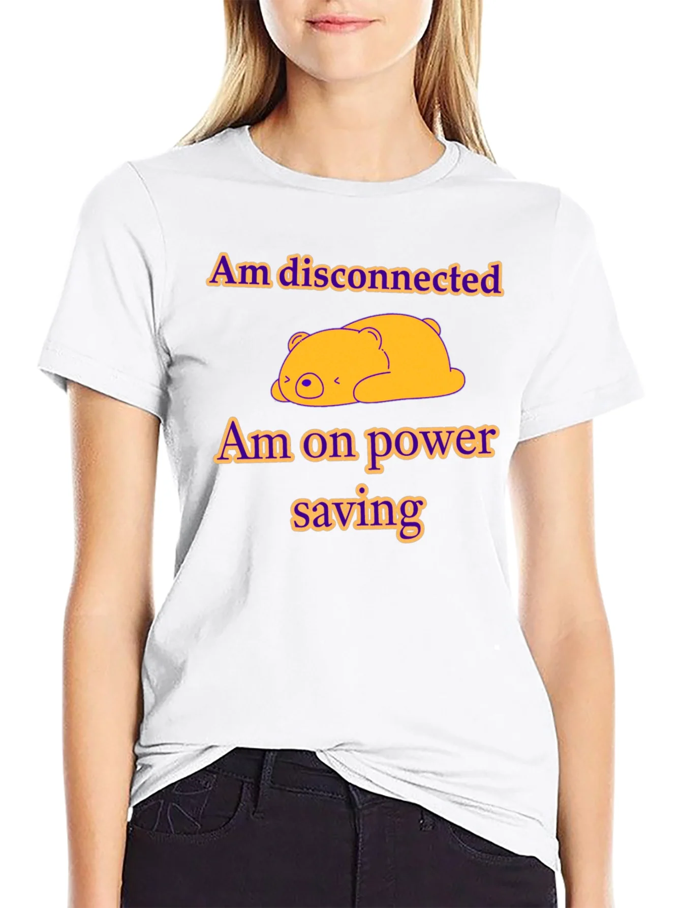Camiseta Desconectado Ahorro de Energ¨ªa