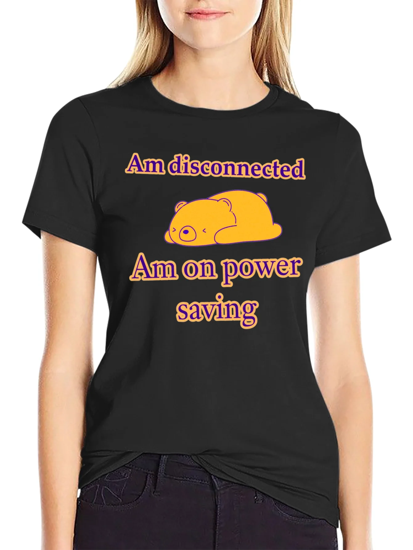 Camiseta Desconectado Ahorro de Energ¨ªa