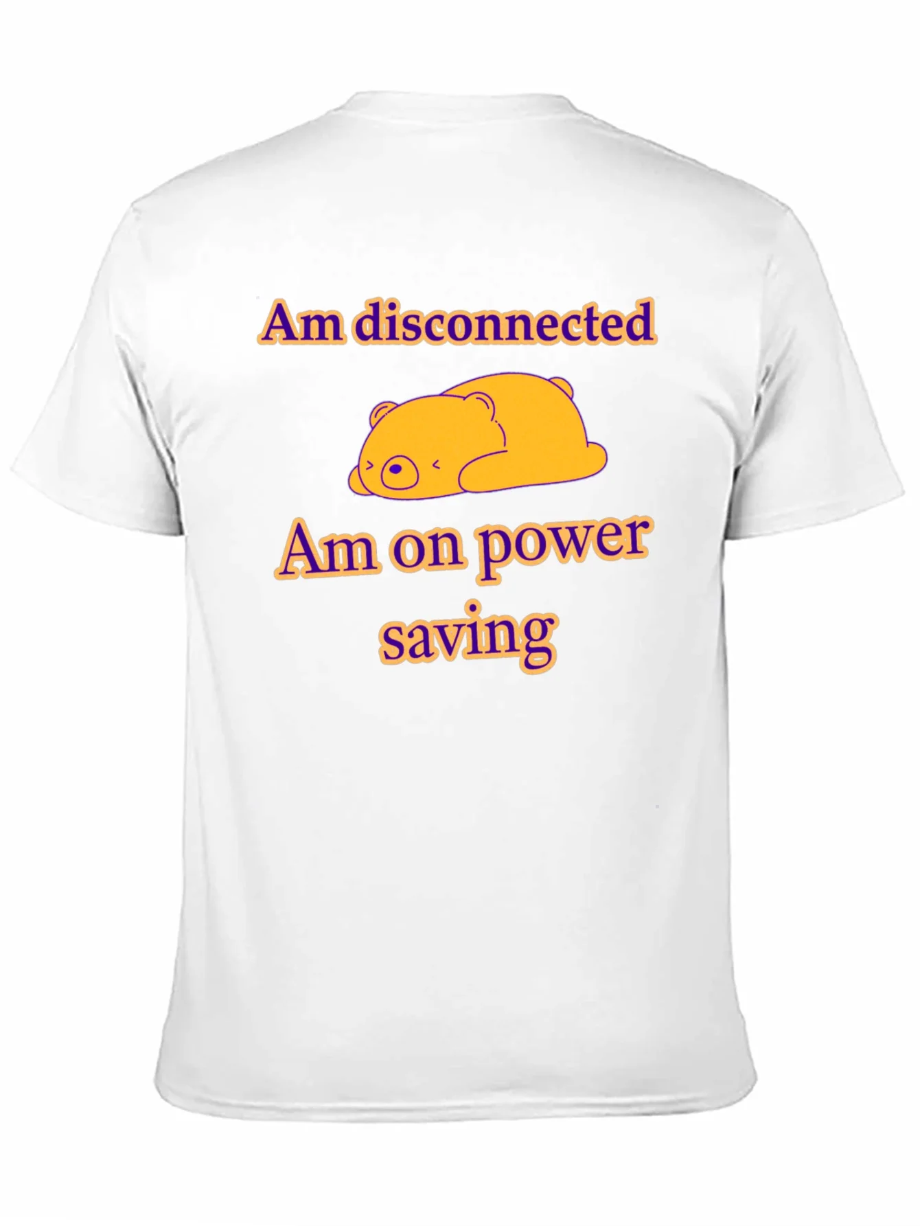 Camiseta Desconectado Ahorro de Energ¨ªa