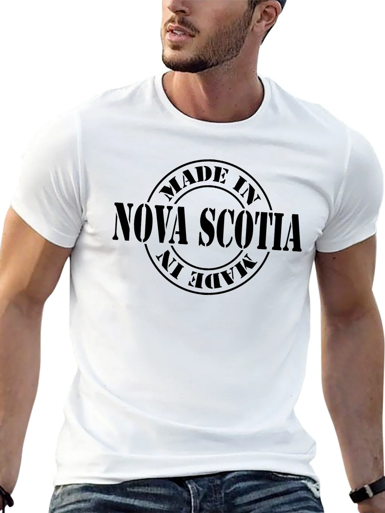 Camiseta Negra Made in Nova Scotia