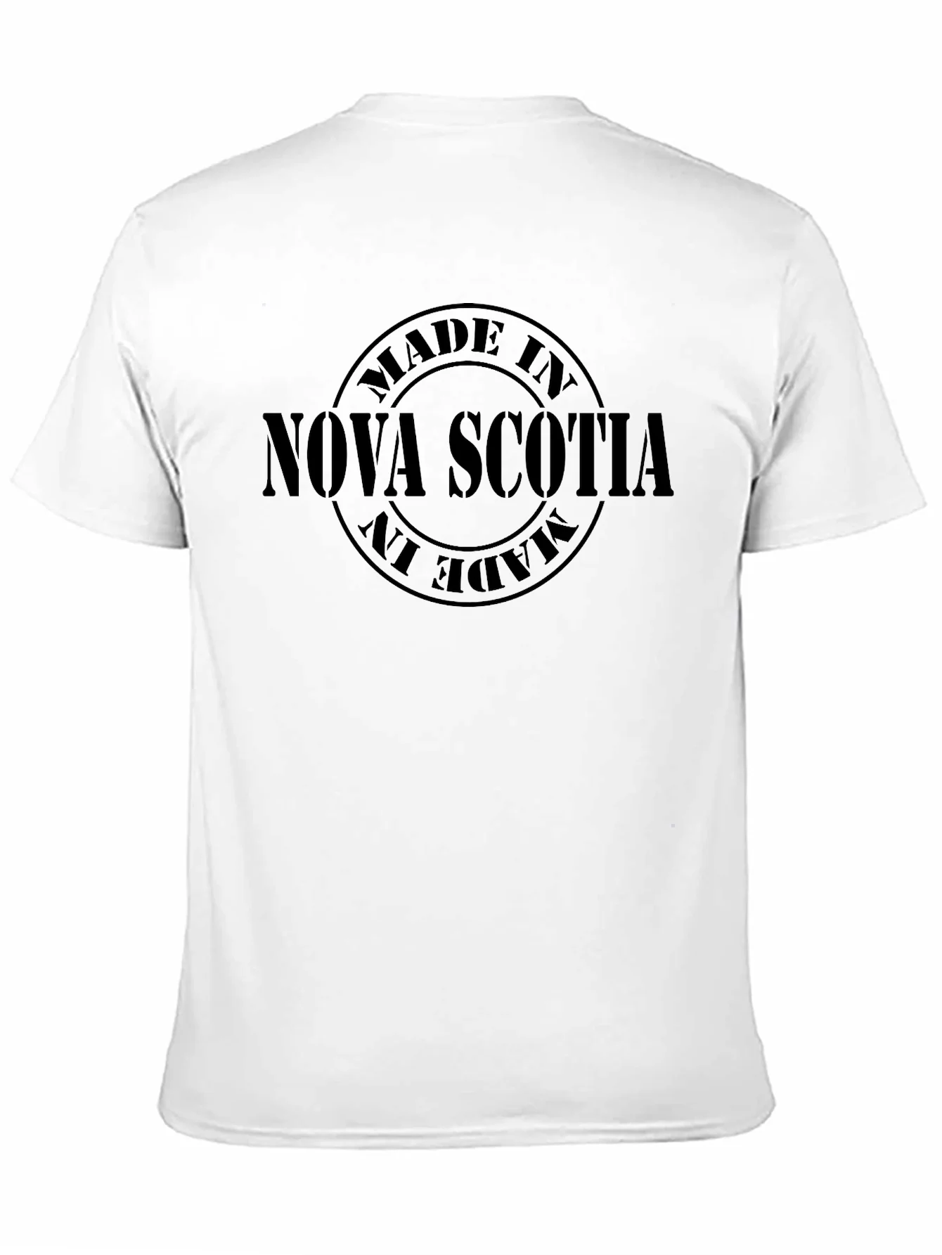Camiseta Negra Made in Nova Scotia
