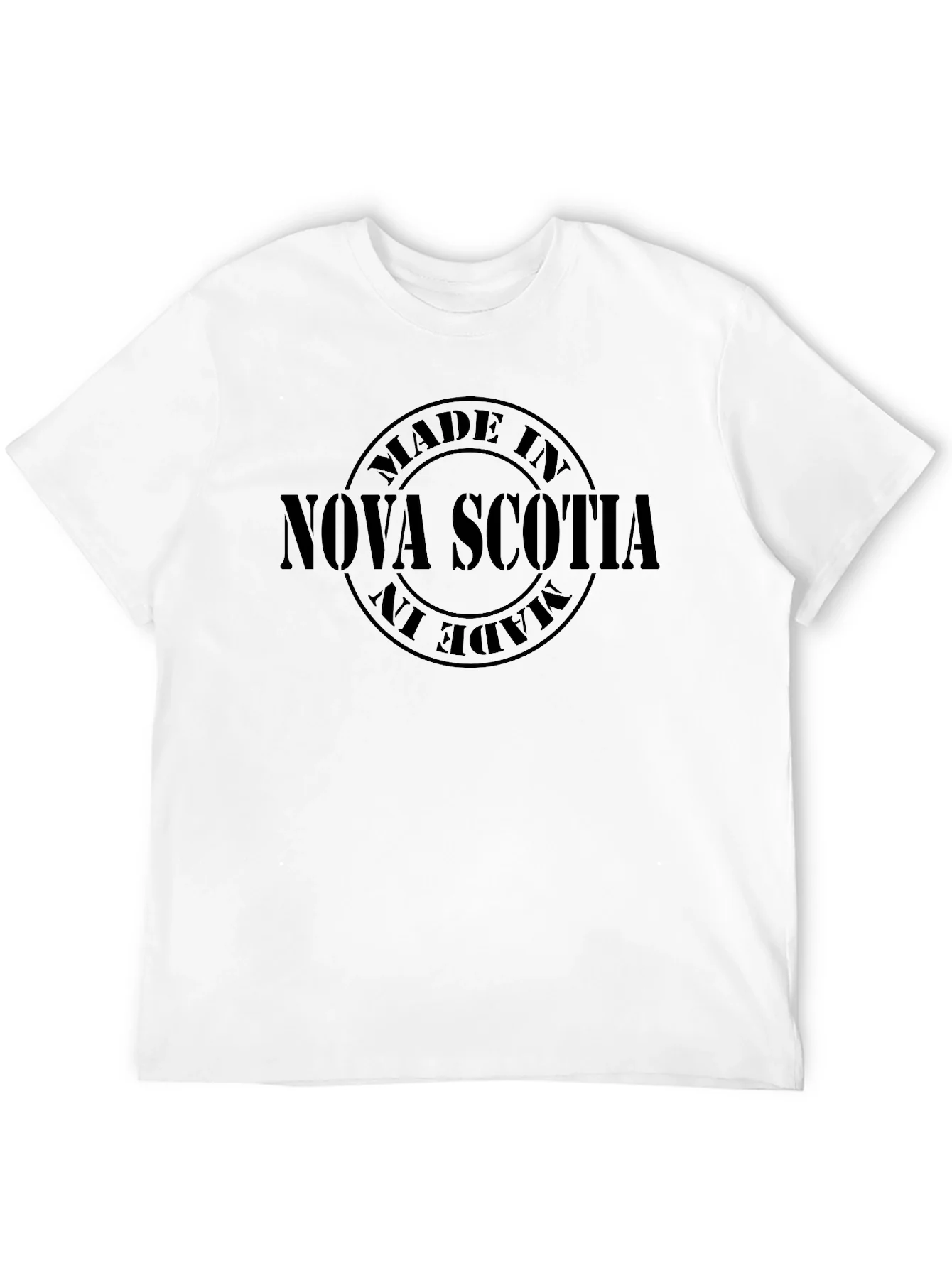 Camiseta Negra Made in Nova Scotia