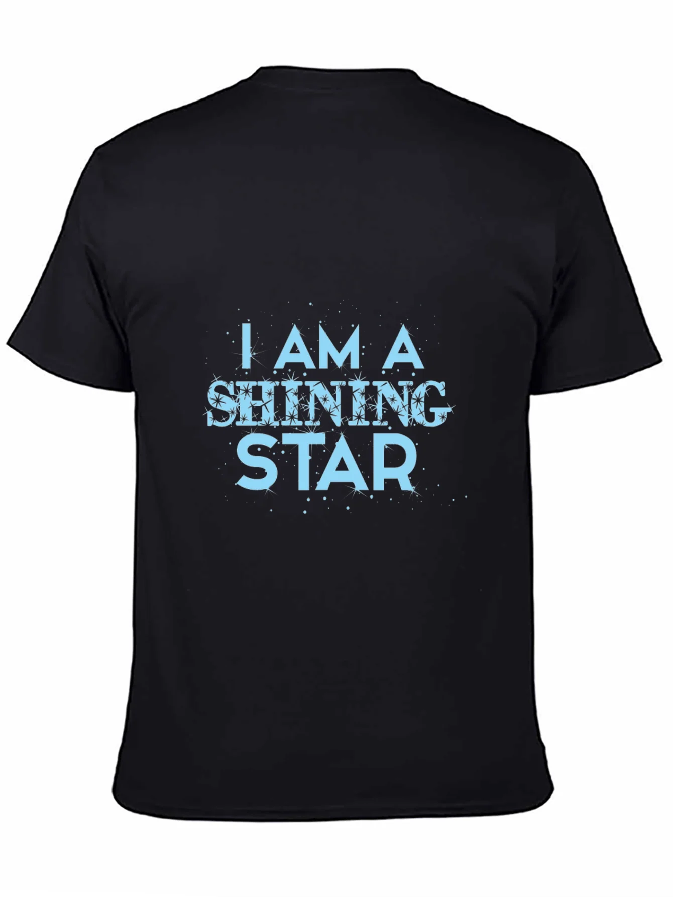 Camiseta Negra con Dise?o Soy una Estrella Brillante