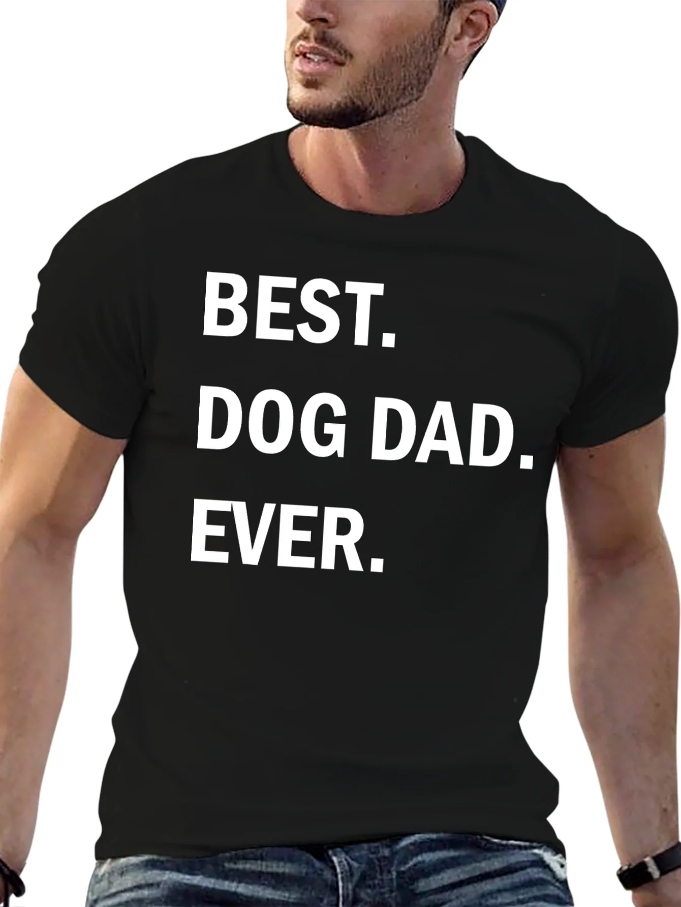 Camiseta Negra: El Mejor Pap¨¢ Perro Del Mundo
