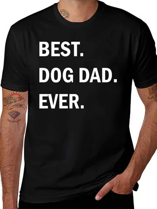 Camiseta Negra: El Mejor Pap¨¢ Perro Del Mundo