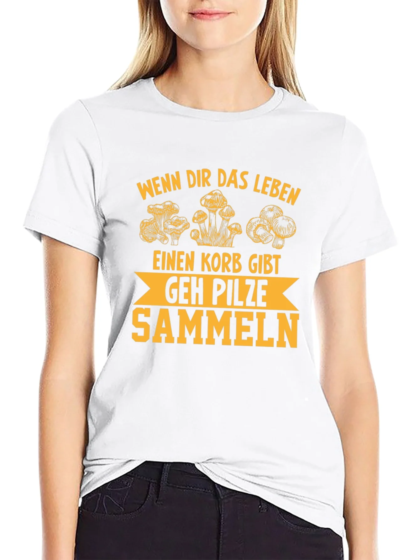 Rebbecca Mushroom Hunting T-Shirt - German Humor Tee
