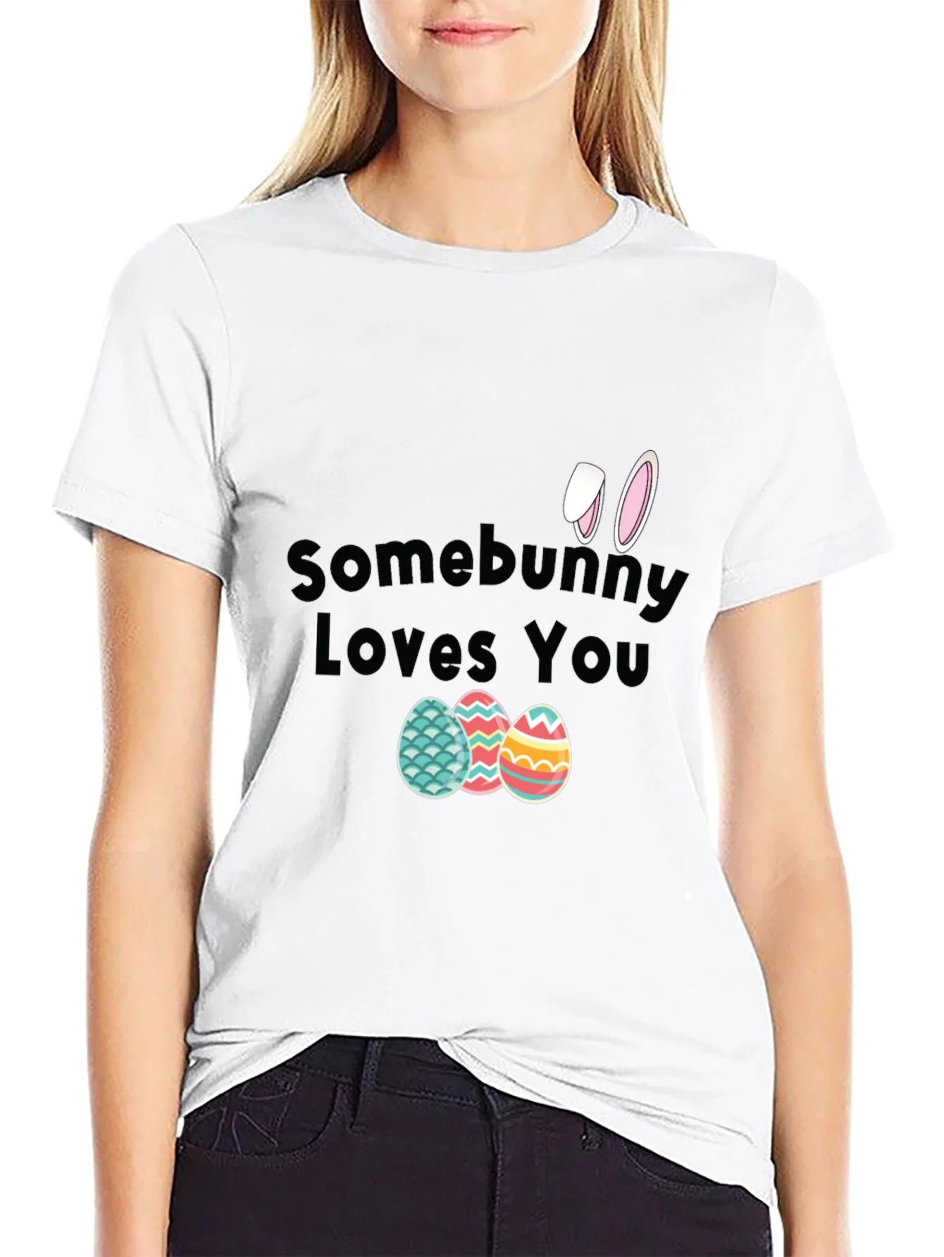 Rebbecca Somebunny Loves You Easter T-Shirt