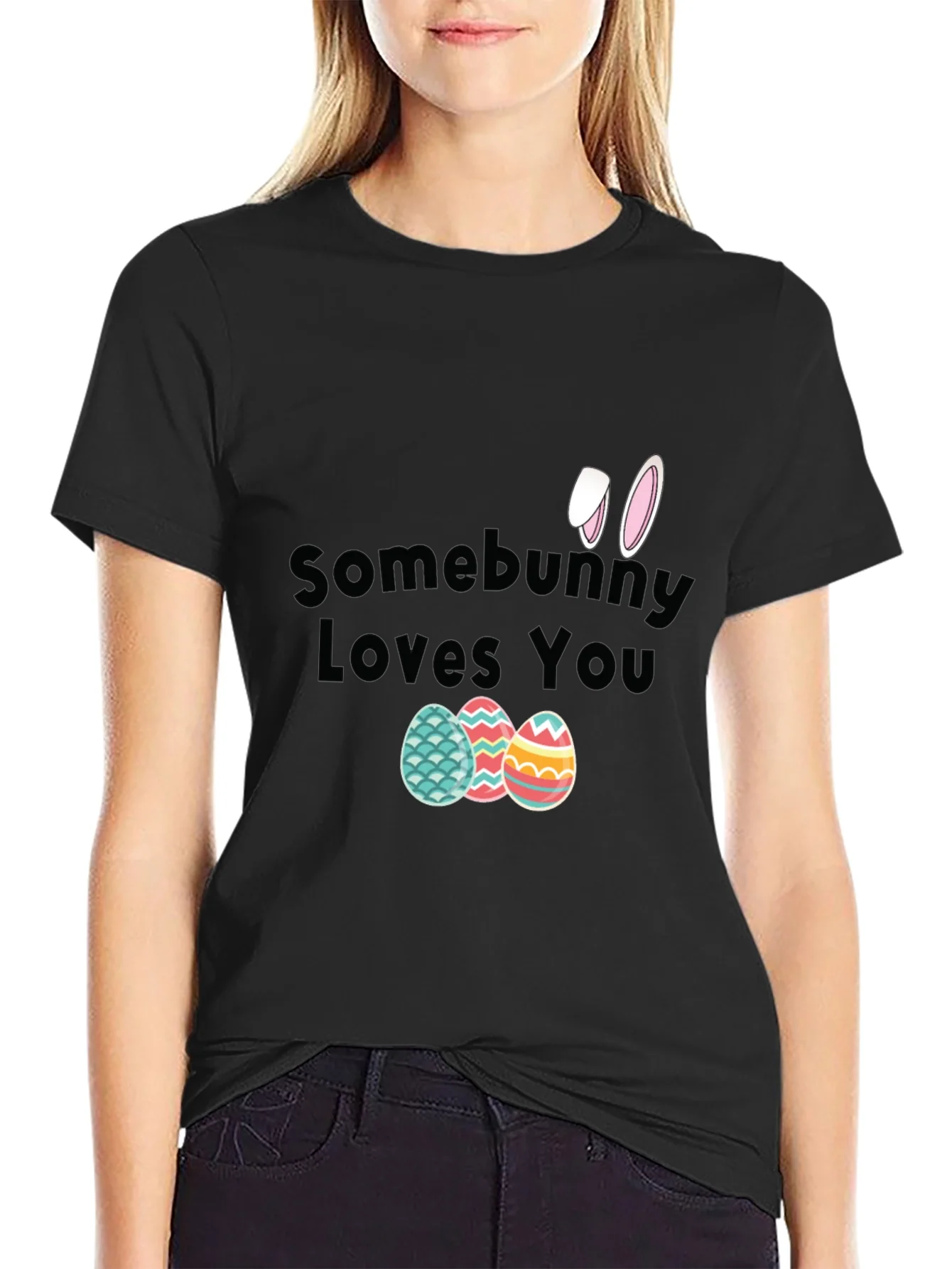 Rebbecca Somebunny Loves You Easter T-Shirt