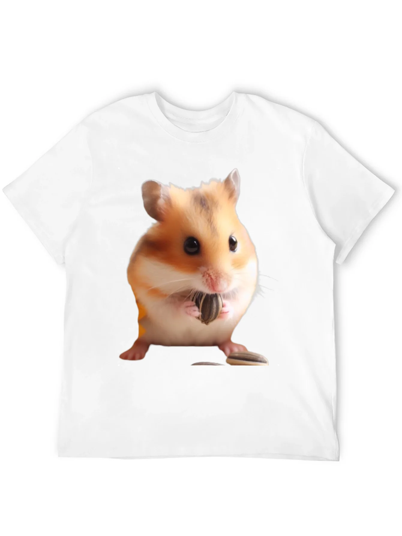 Rebbecca Hamster Seed Graphic T-Shirt Mens Black Tee