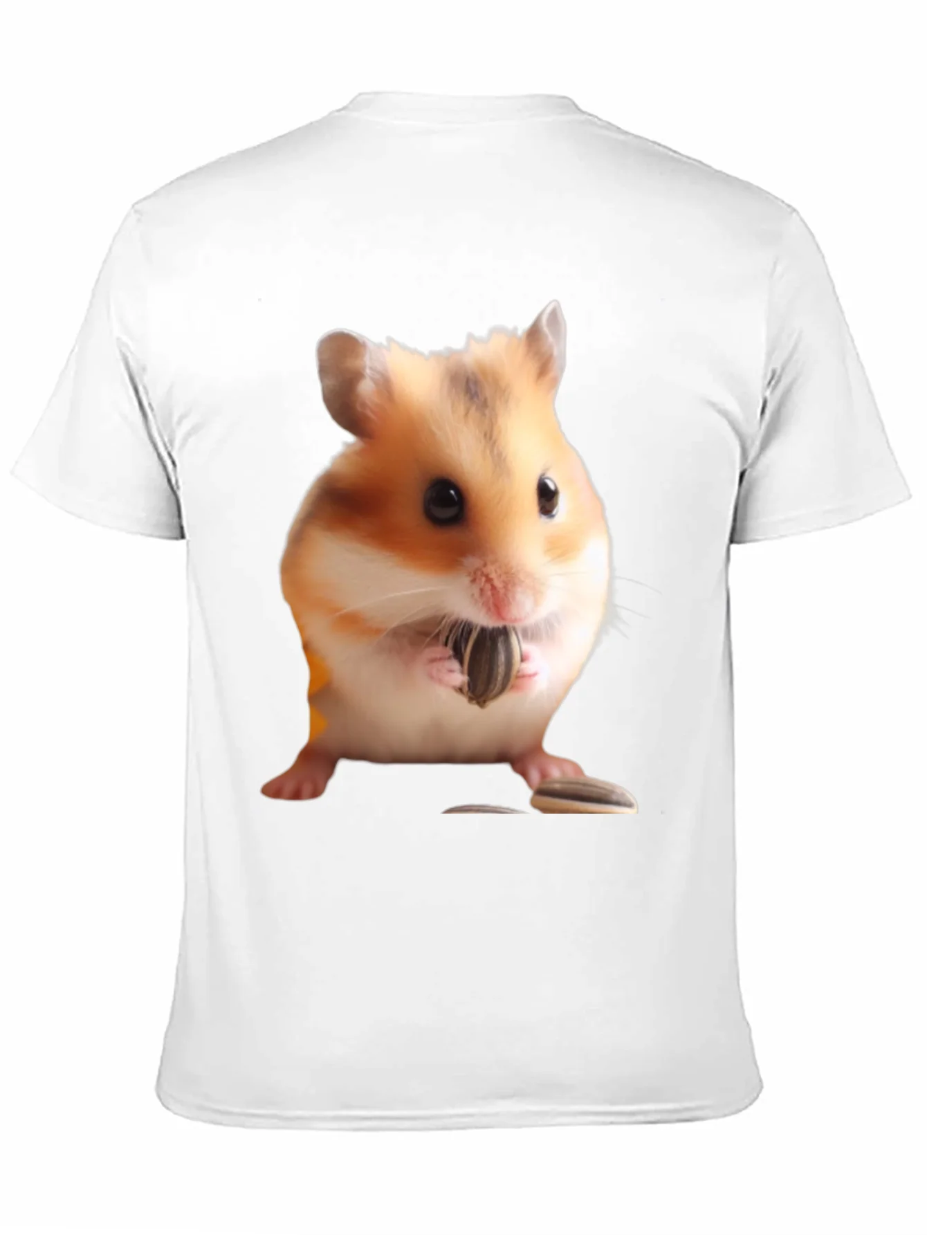 Rebbecca Hamster Seed Graphic T-Shirt Mens Black Tee