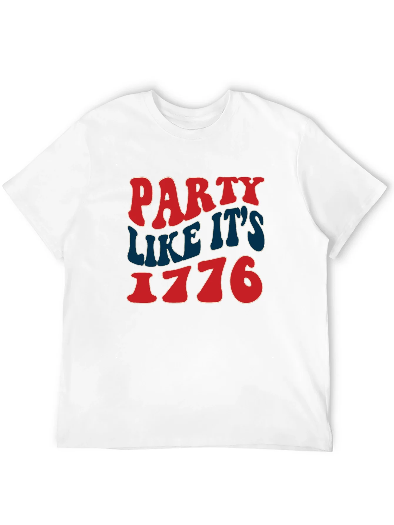 Camiseta Negra: Fiesta Como en 1776