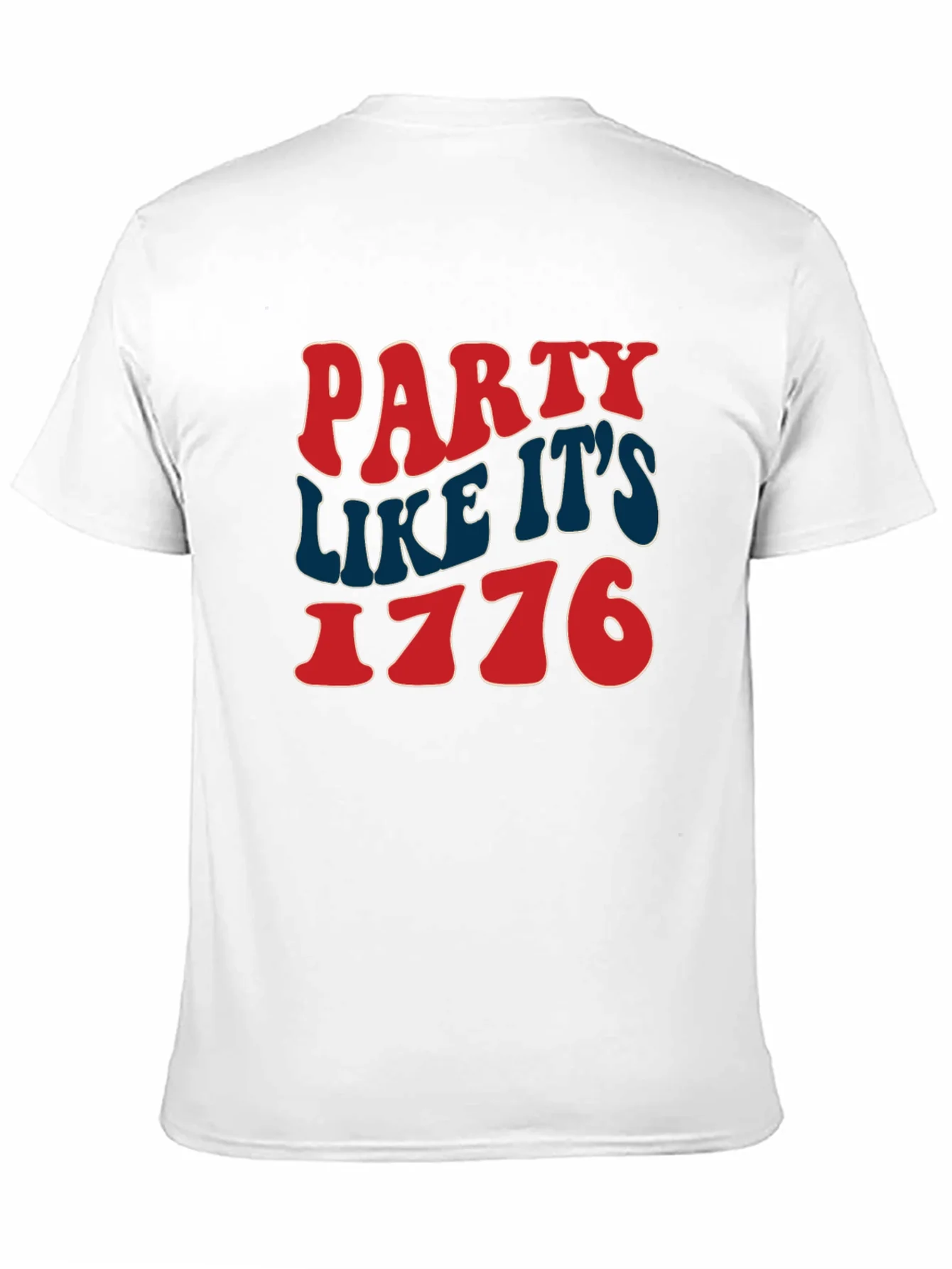 Camiseta Negra: Fiesta Como en 1776