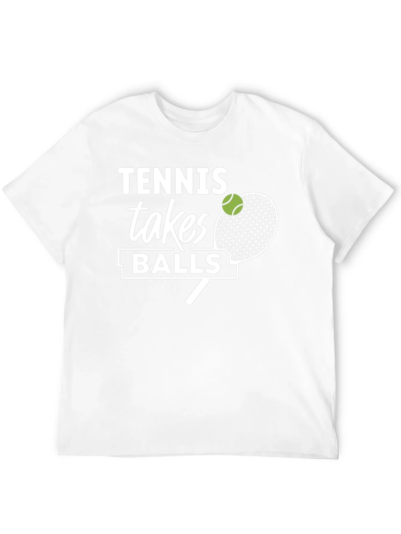 Camiseta Negra Tennis Takes Balls
