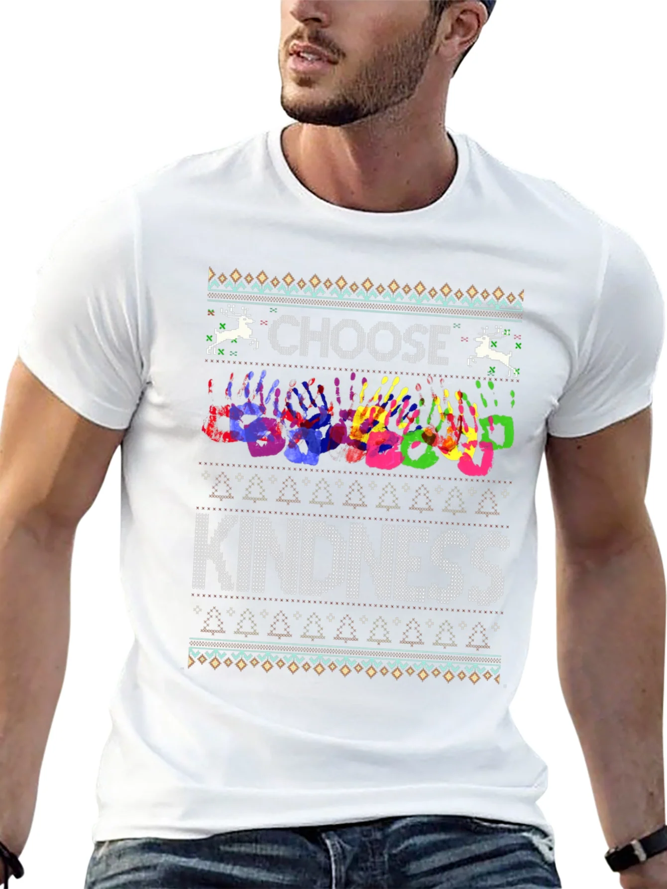 Camiseta Elige Bondad Dise?o Navide?o