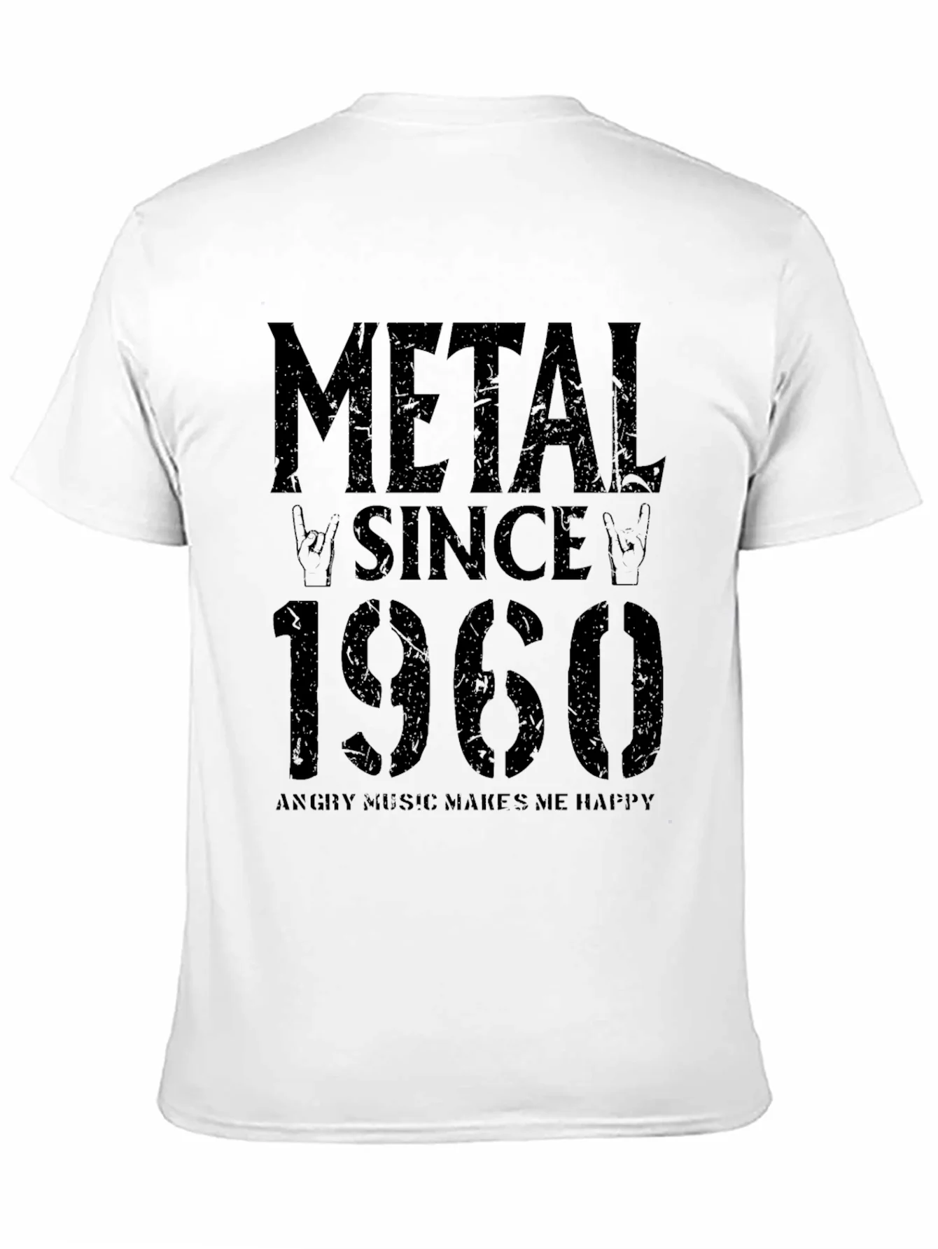 Camiseta Negra Metal Since 1960