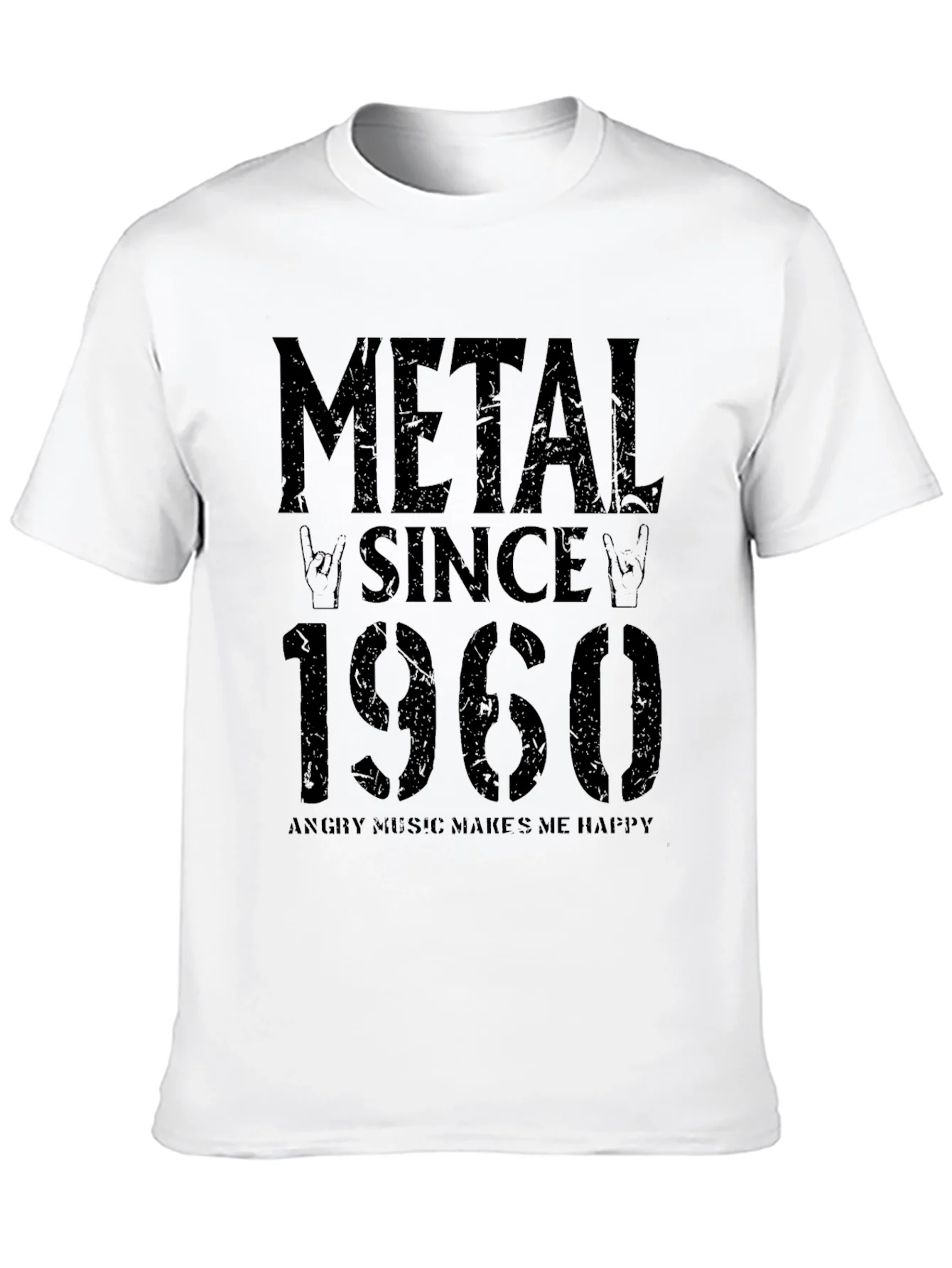 Camiseta Negra Metal Since 1960