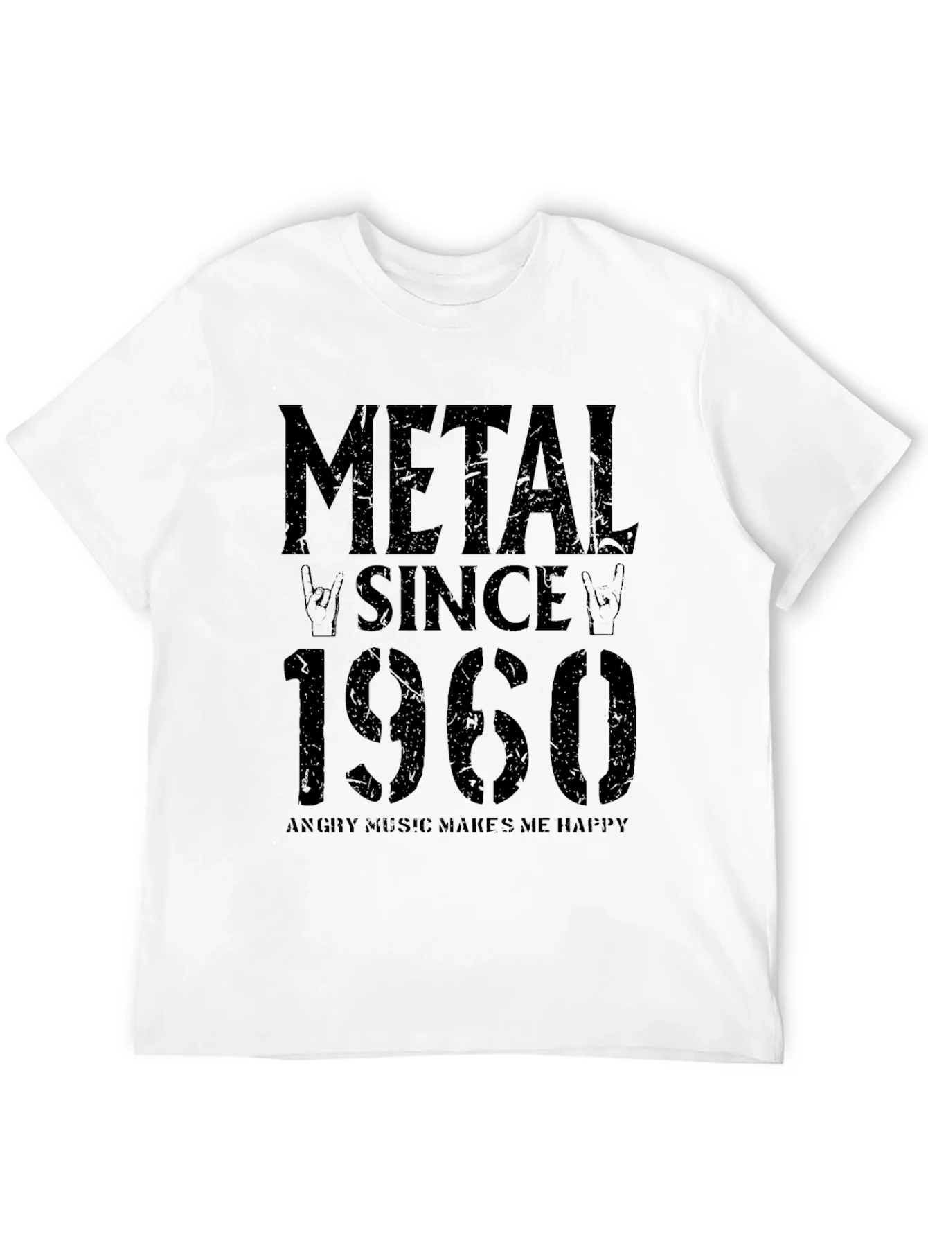 Camiseta Negra Metal Since 1960