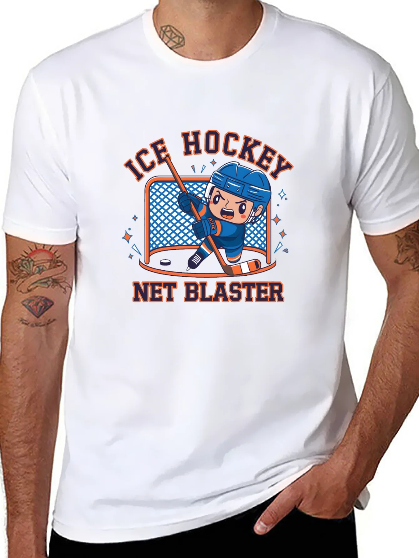 Rebbecca Ice Hockey Net Blaster T-Shirt