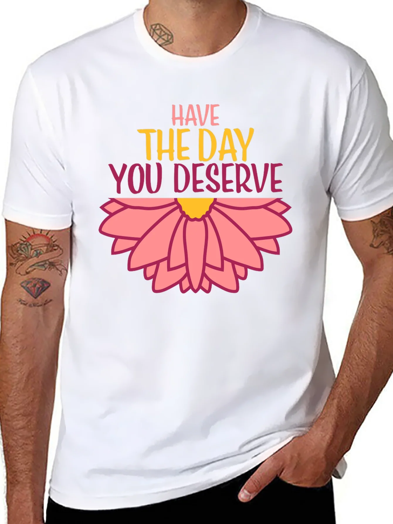 Rebbecca Have the Day You Deserve Graphic Tee