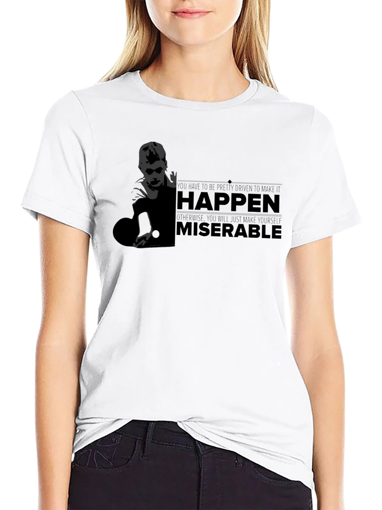 Rebbecca Driven to Happen Graphic T-Shirt