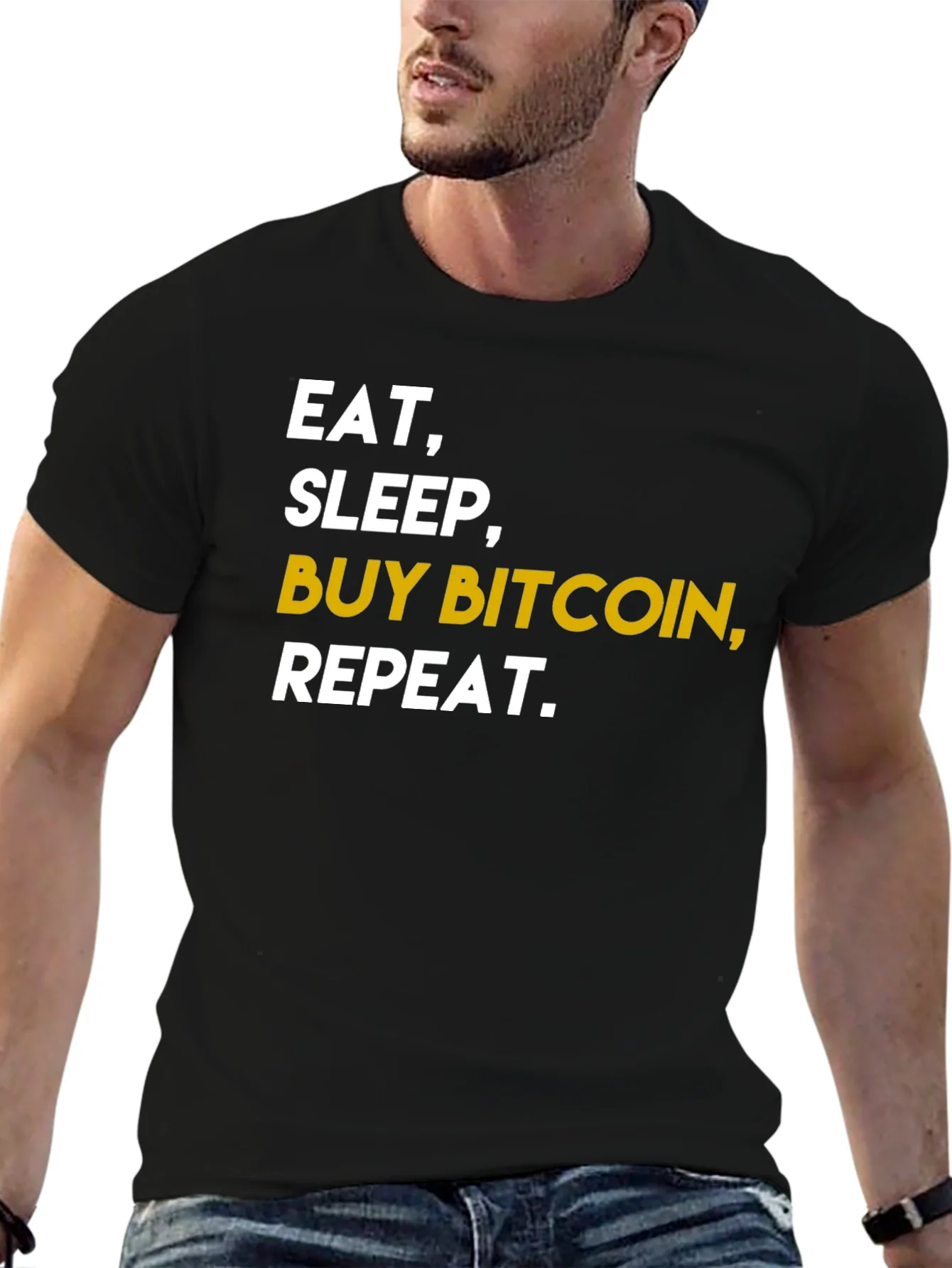 Rebbecca Eat Sleep Buy Bitcoin T-Shirt