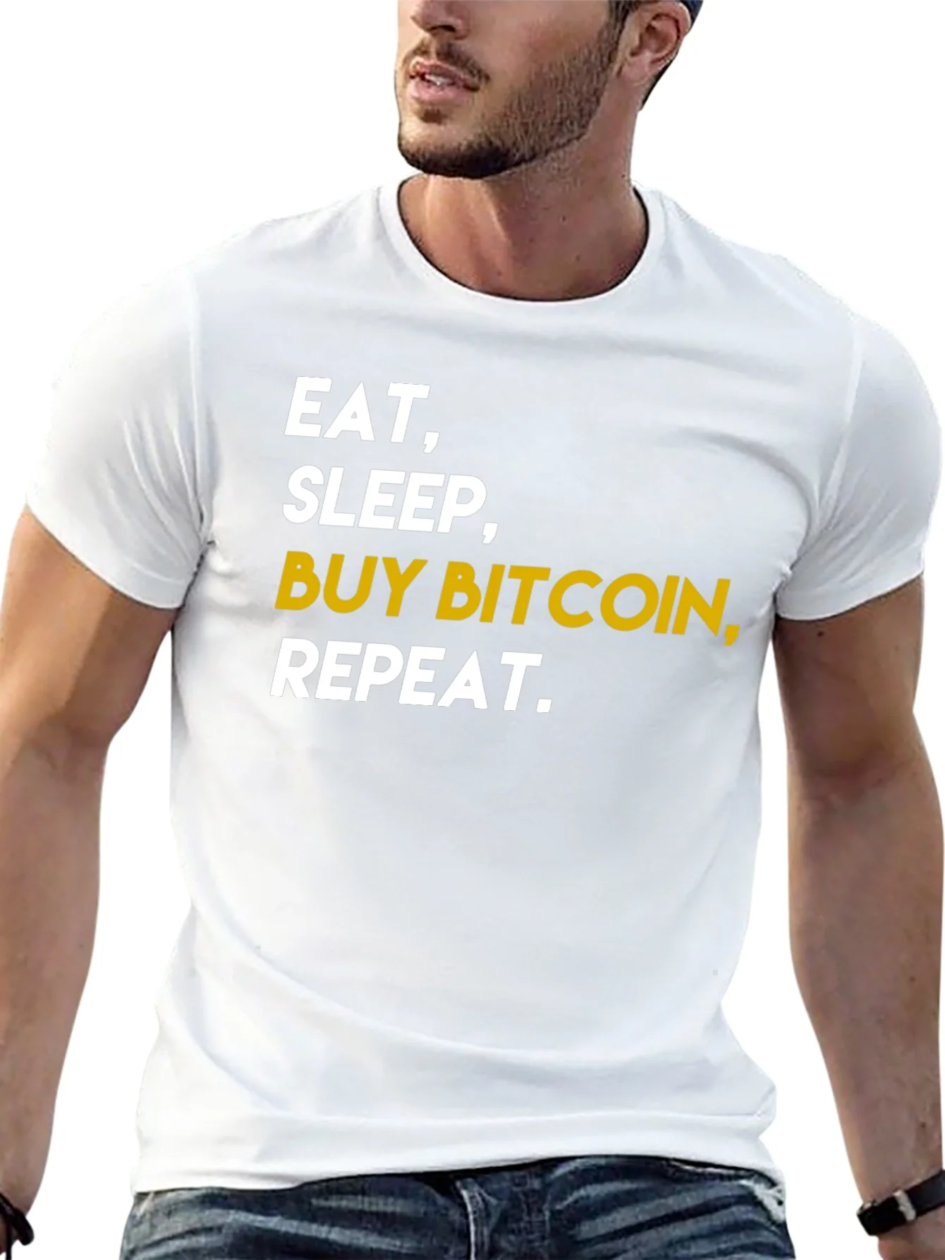 Rebbecca Eat Sleep Buy Bitcoin T-Shirt