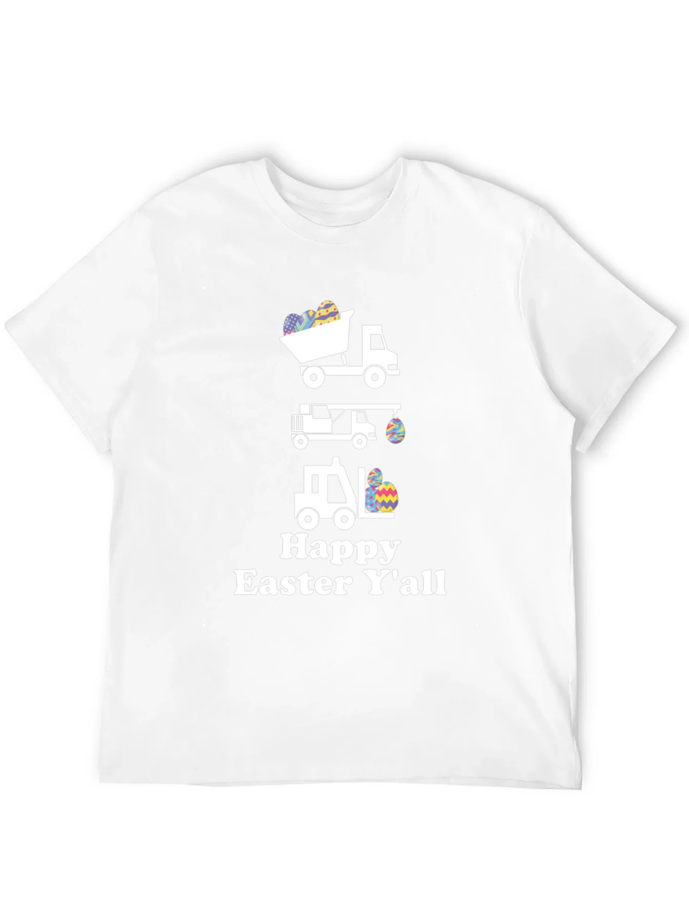 Rebbecca Easter Trucks T-Shirt - Happy Easter Yall