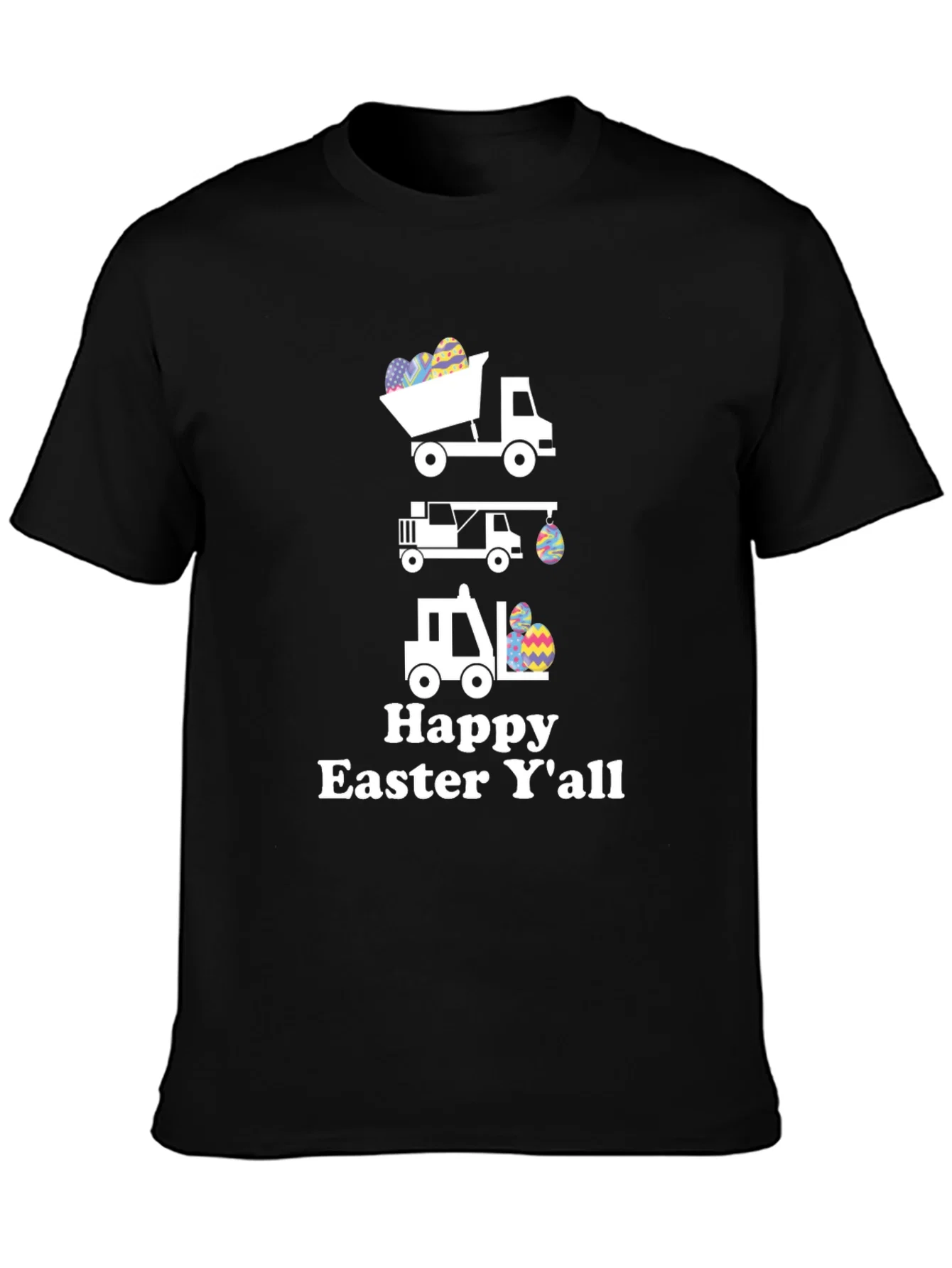 Rebbecca Easter Trucks T-Shirt - Happy Easter Yall