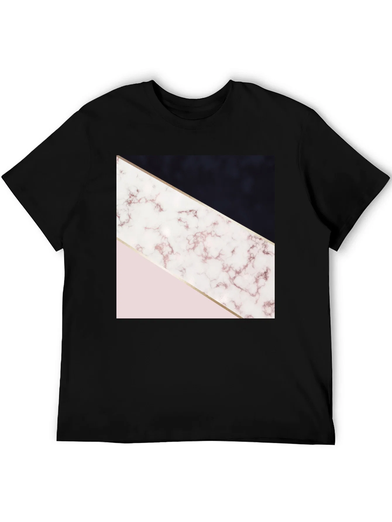 Rebbecca Geometric Marble Print Tee