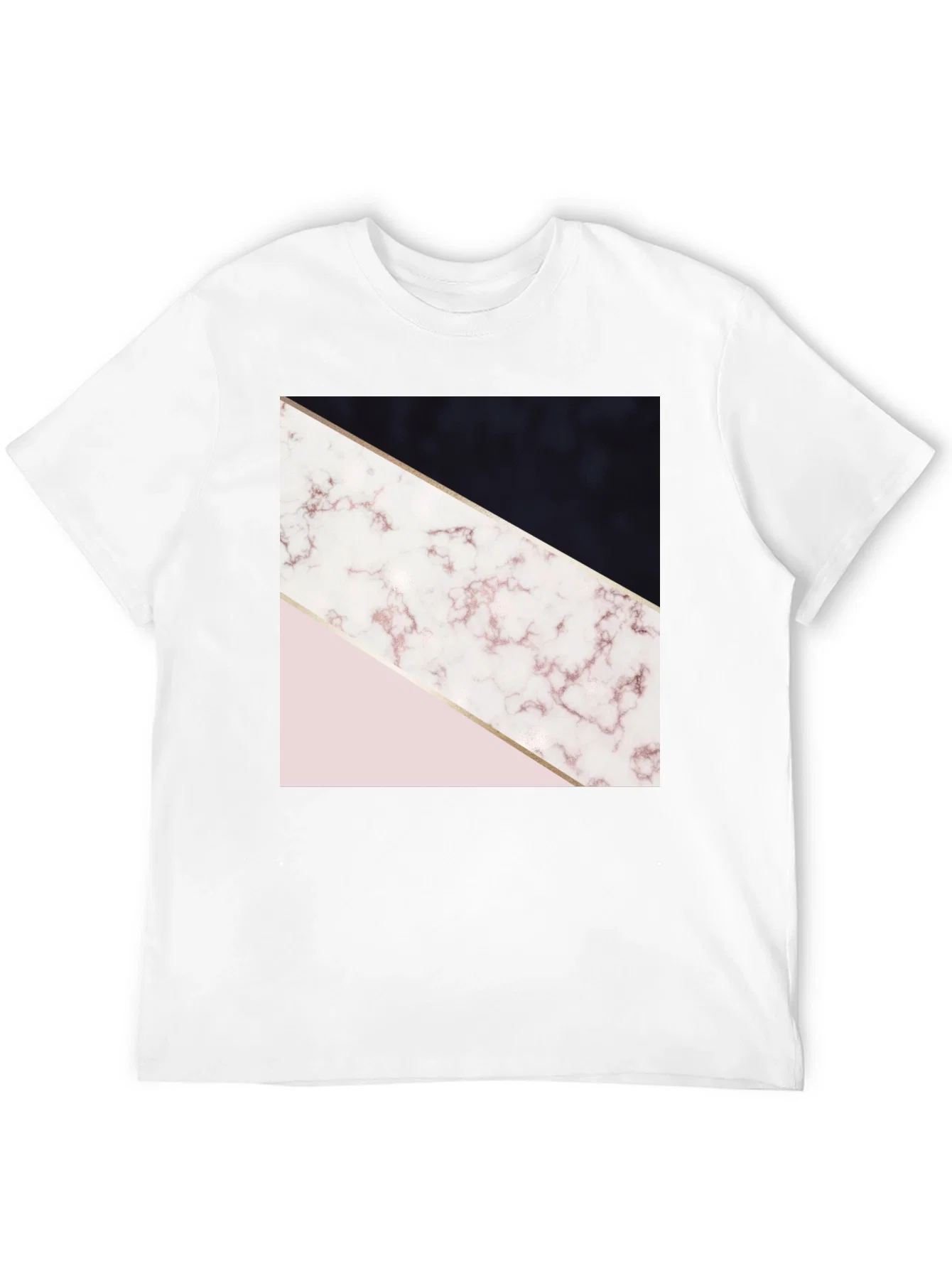 Rebbecca Geometric Marble Print Tee