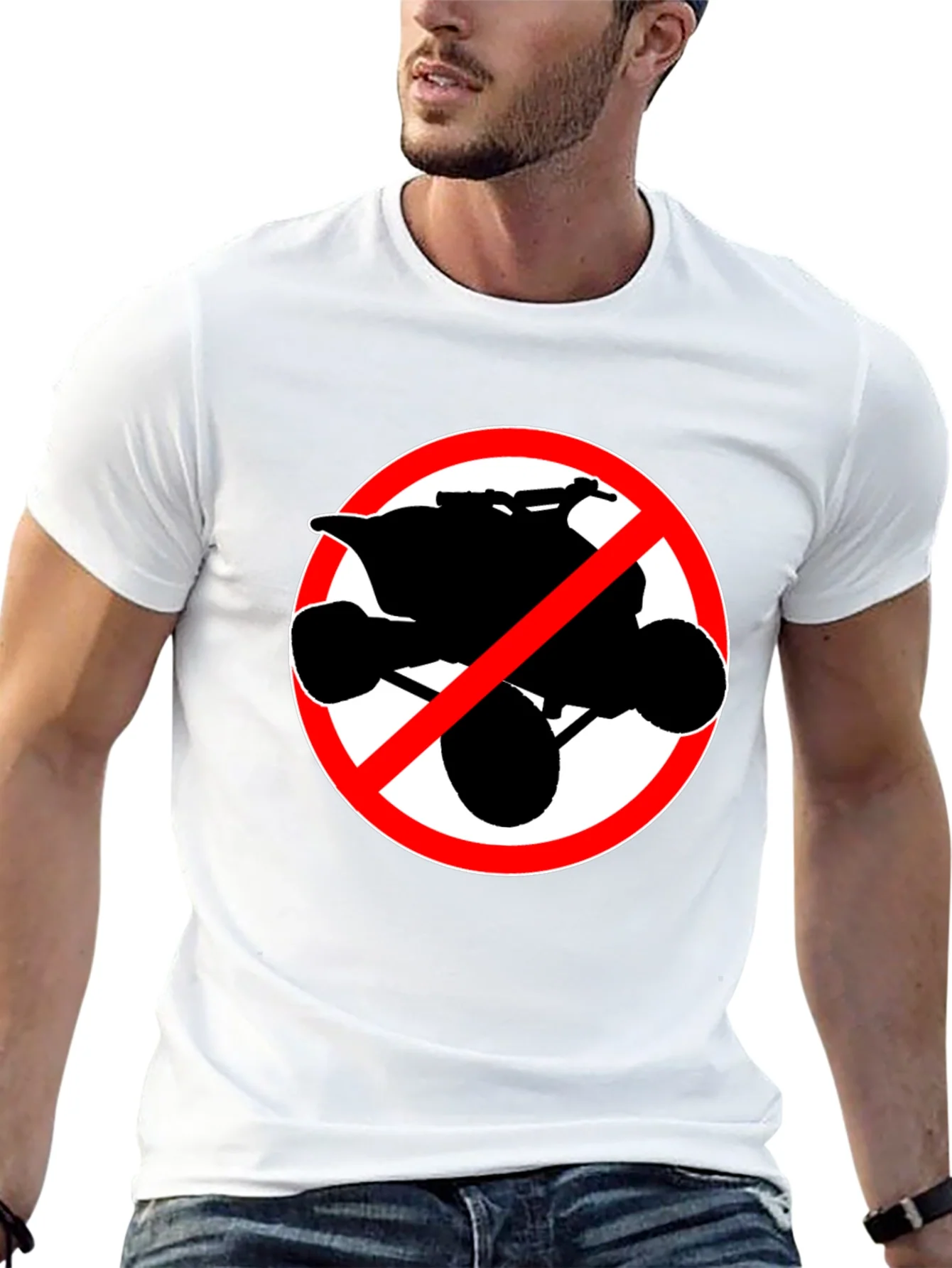 Rebbecca No ATV Black T-Shirt - Off-Road Vehicle Ban