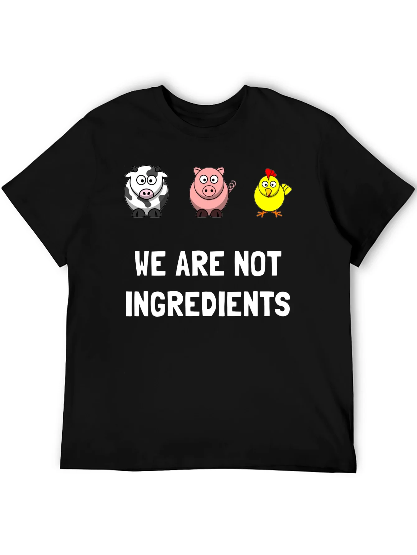 Rebbecca Vegan Graphic Tee - We Are Not Ingredients