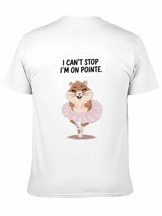 Camiseta Negra con H¨¢mster Bailarina - ?En Pointe!