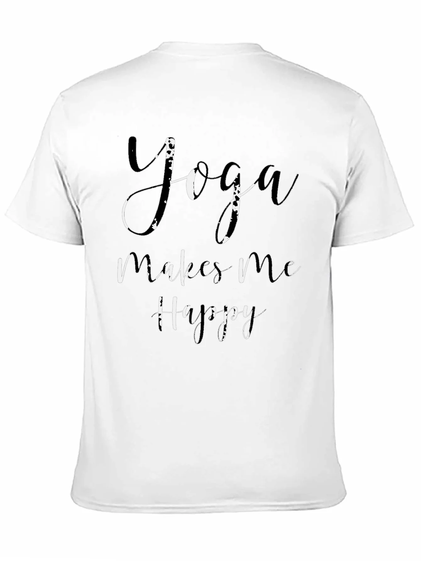 Rebbecca Yoga Makes Me Happy Graphic Tee