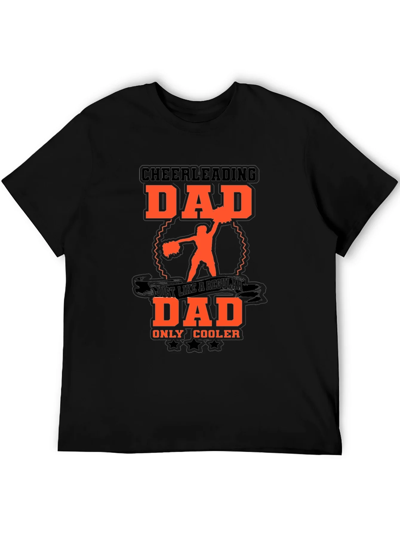 Camiseta Negra para Pap¨¢ Cheerleading - Cool Dad