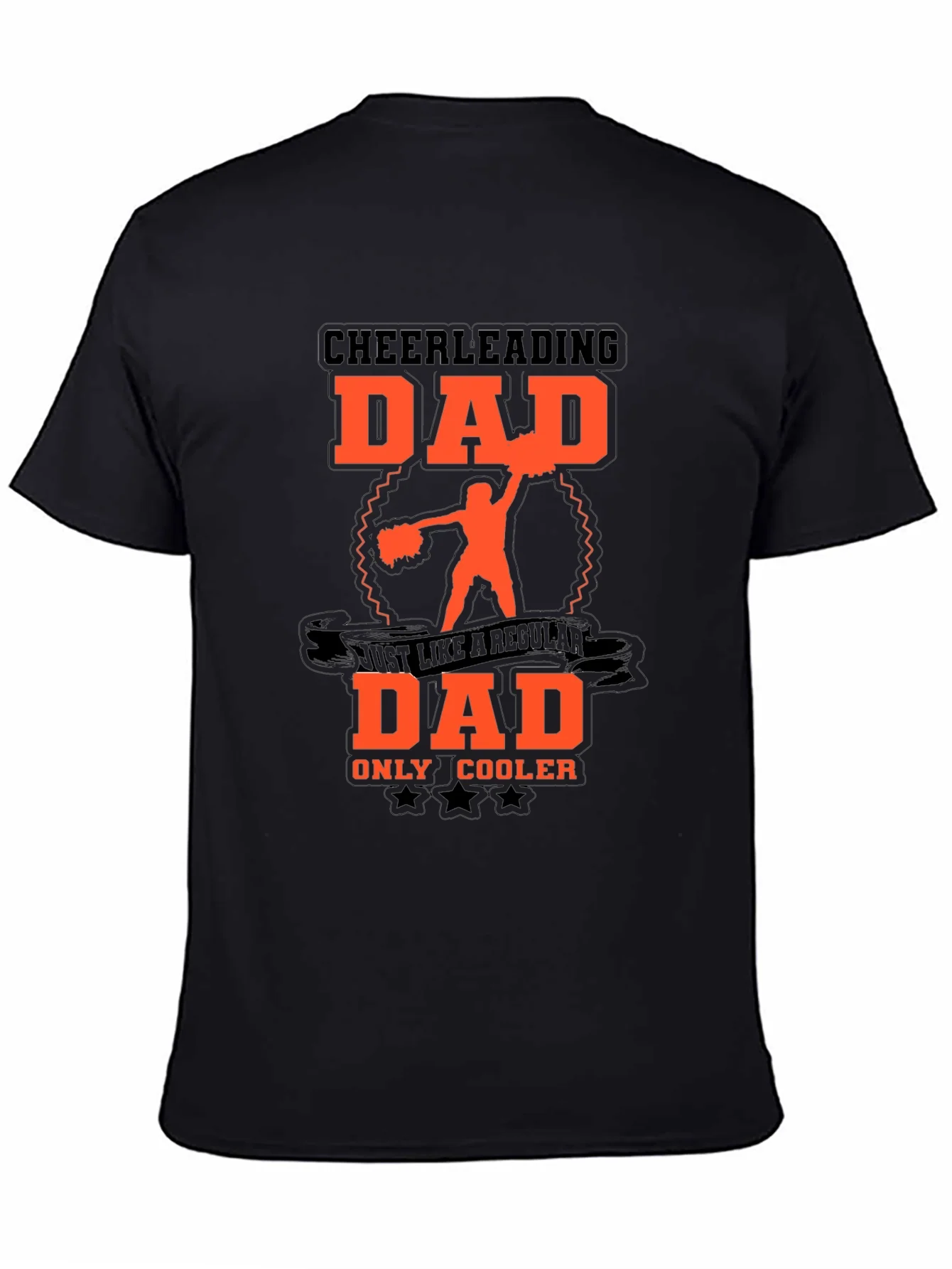 Camiseta Negra para Pap¨¢ Cheerleading - Cool Dad