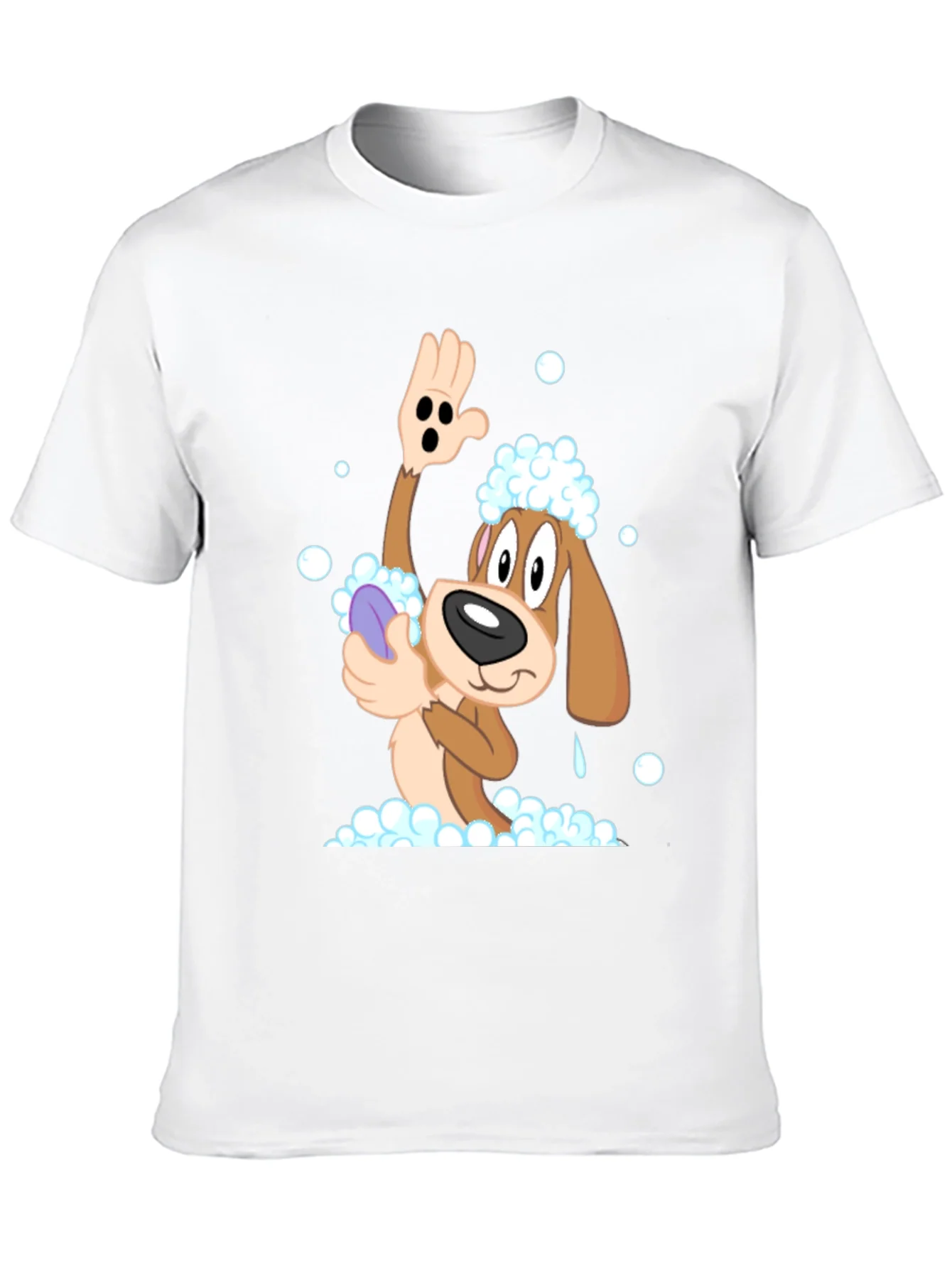 Rebbecca Dog Grooming Cartoon T-Shirt