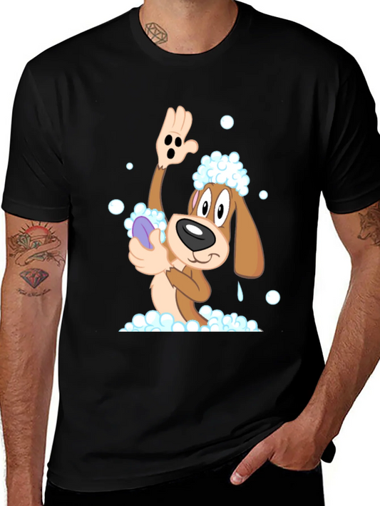 Rebbecca Dog Grooming Cartoon T-Shirt
